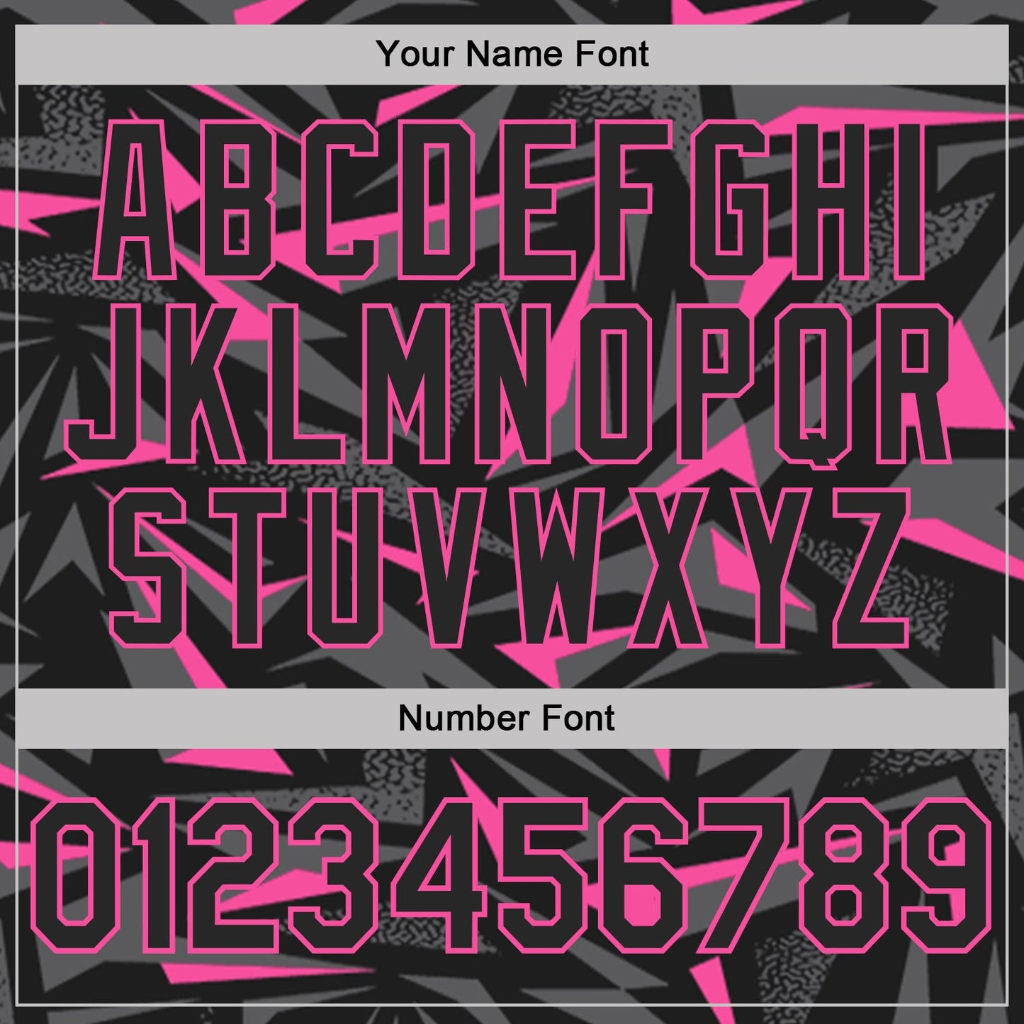 Custom Black Steel Gray-Pink Cyber Mecha E-sport Geometric Shards Spike Performance Polo Shirt view 5