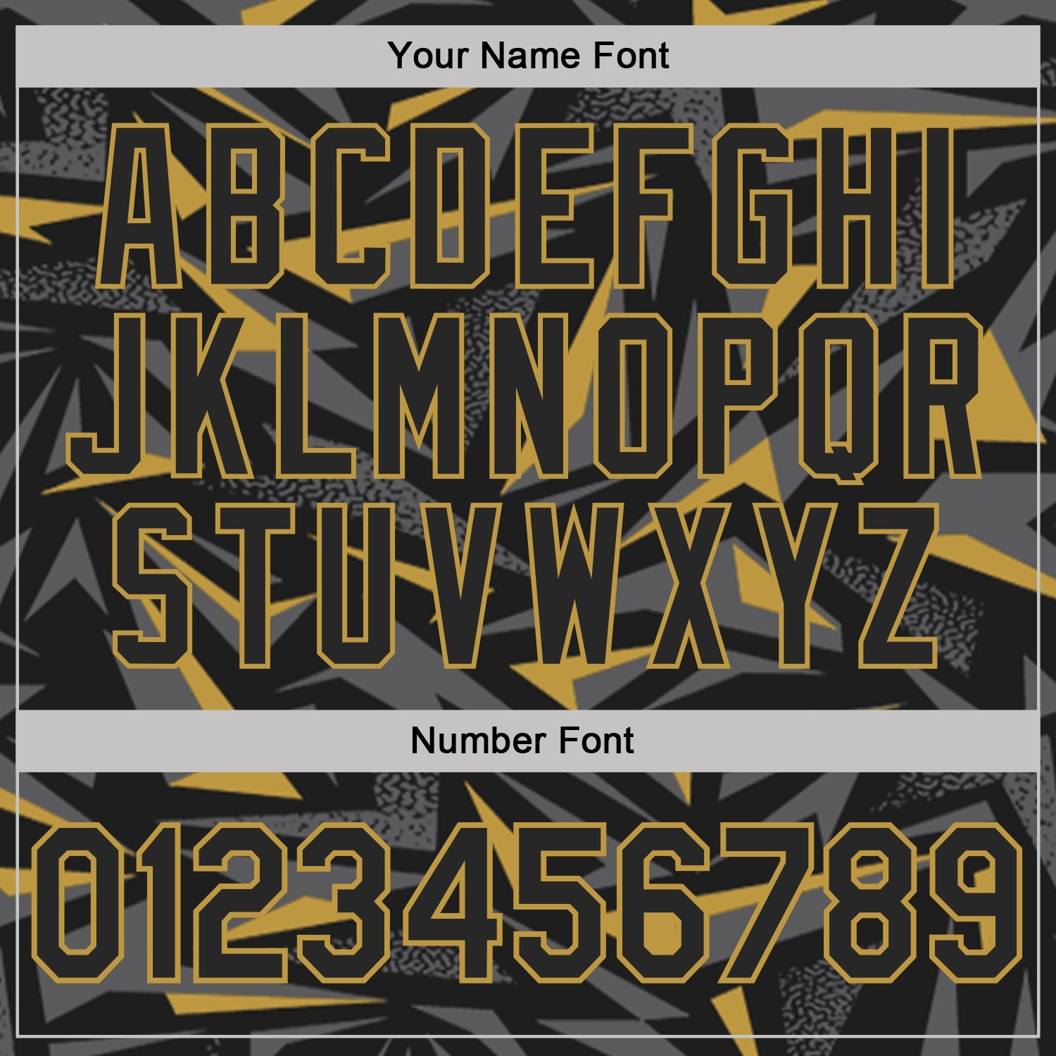 Custom Black Steel Gray-Old Gold Cyber Mecha E-sport Geometric Shards Spike Performance Polo Shirt view 5