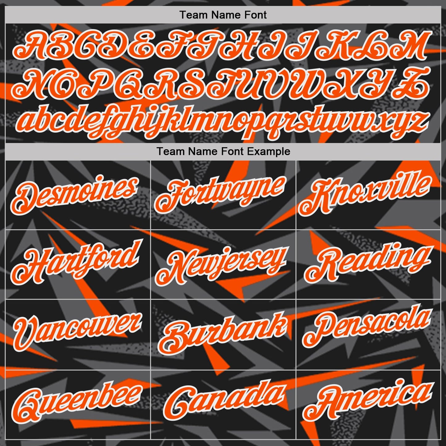 Custom Black Orange Steel Gray-White Cyber Mecha E-sport Geometric Shards Spike Performance Polo Shirt view 4