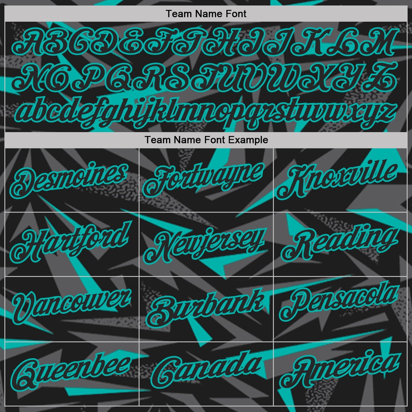Custom Black Steel Gray-Aqua Cyber Mecha E-sport Geometric Shards Spike Performance Polo Shirt view 4