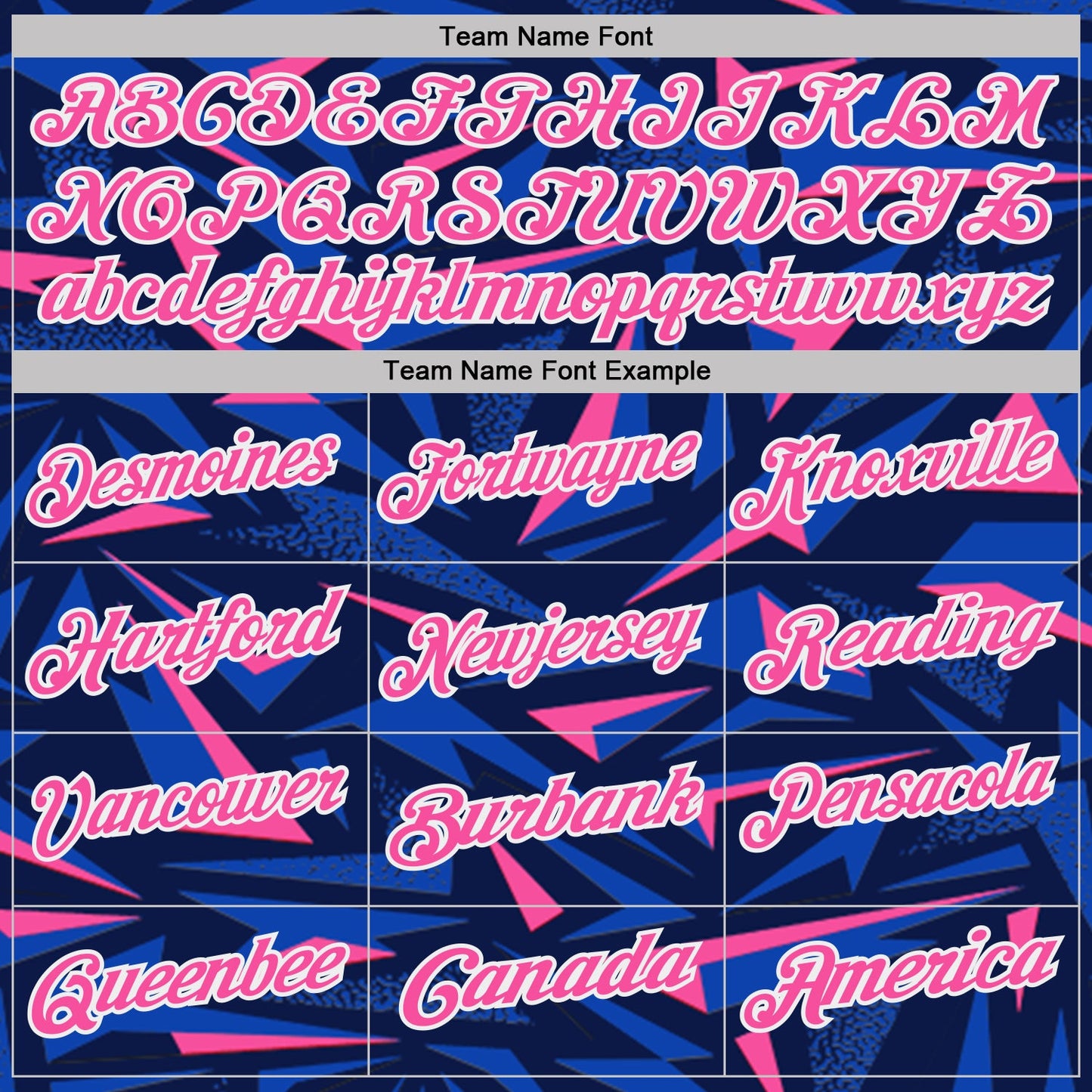Custom Navy Pink Thunder Blue-White Cyber Mecha E-sport Geometric Shards Spike Performance Polo Shirt view 4