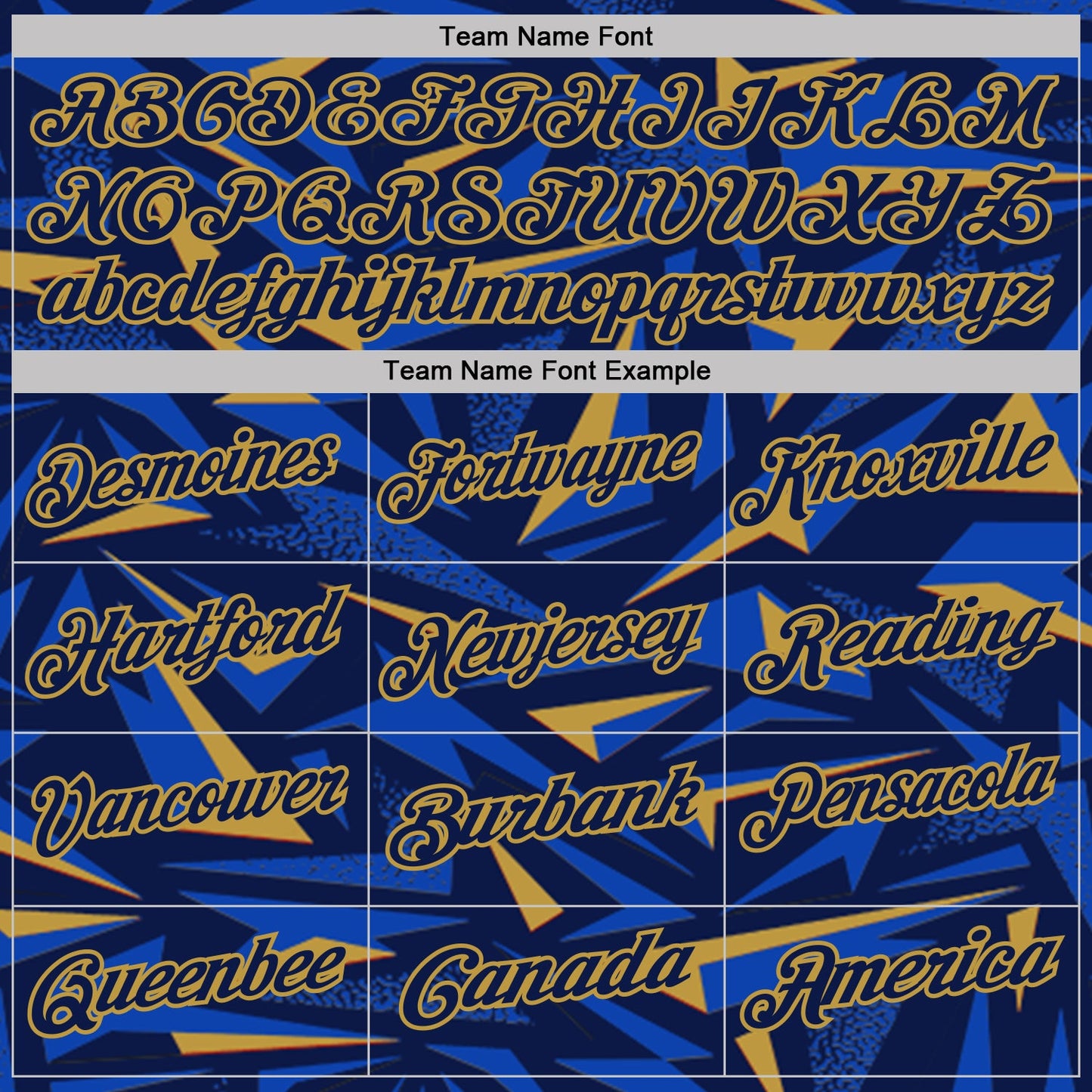 Custom Navy Thunder Blue-Old Gold Cyber Mecha E-sport Geometric Shards Spike Performance Polo Shirt view 4