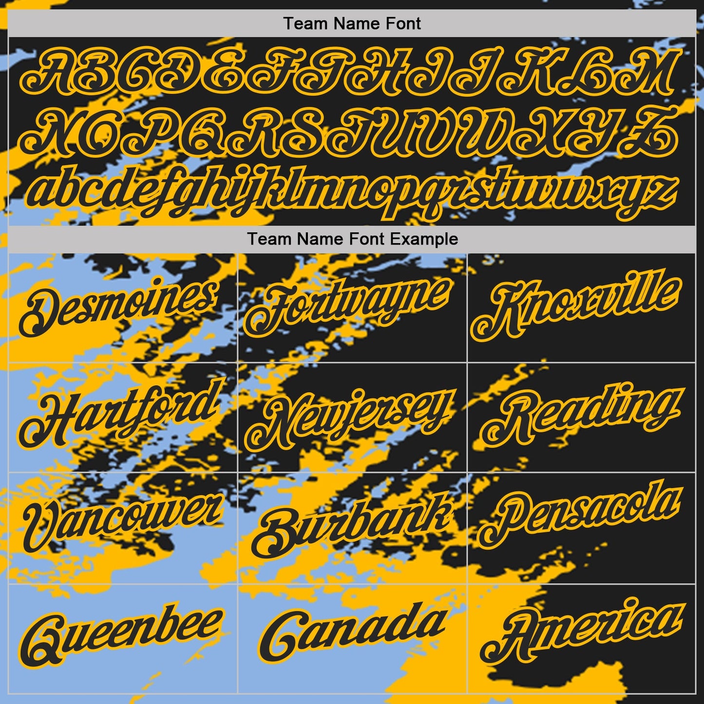 Custom Black Light Blue-Gold Brush Stroke Shatter Splatter Performance Polo Shirt view 4