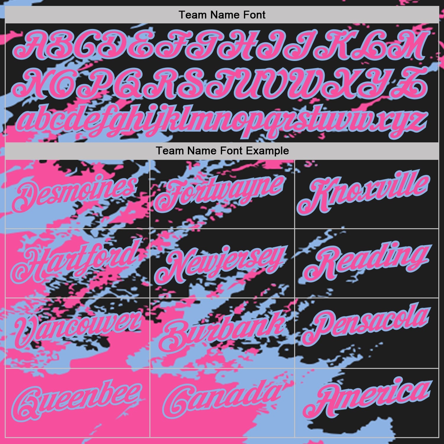 Custom Black Pink-Light Blue Brush Stroke Shatter Splatter Performance Polo Shirt view 4