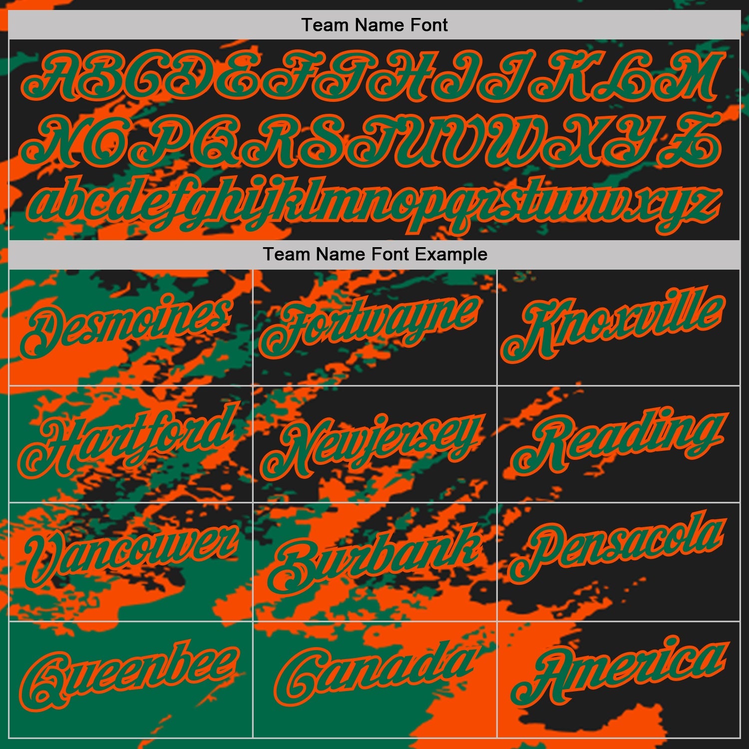 Custom Black Kelly Green-Orange Brush Stroke Shatter Splatter Performance Polo Shirt view 4