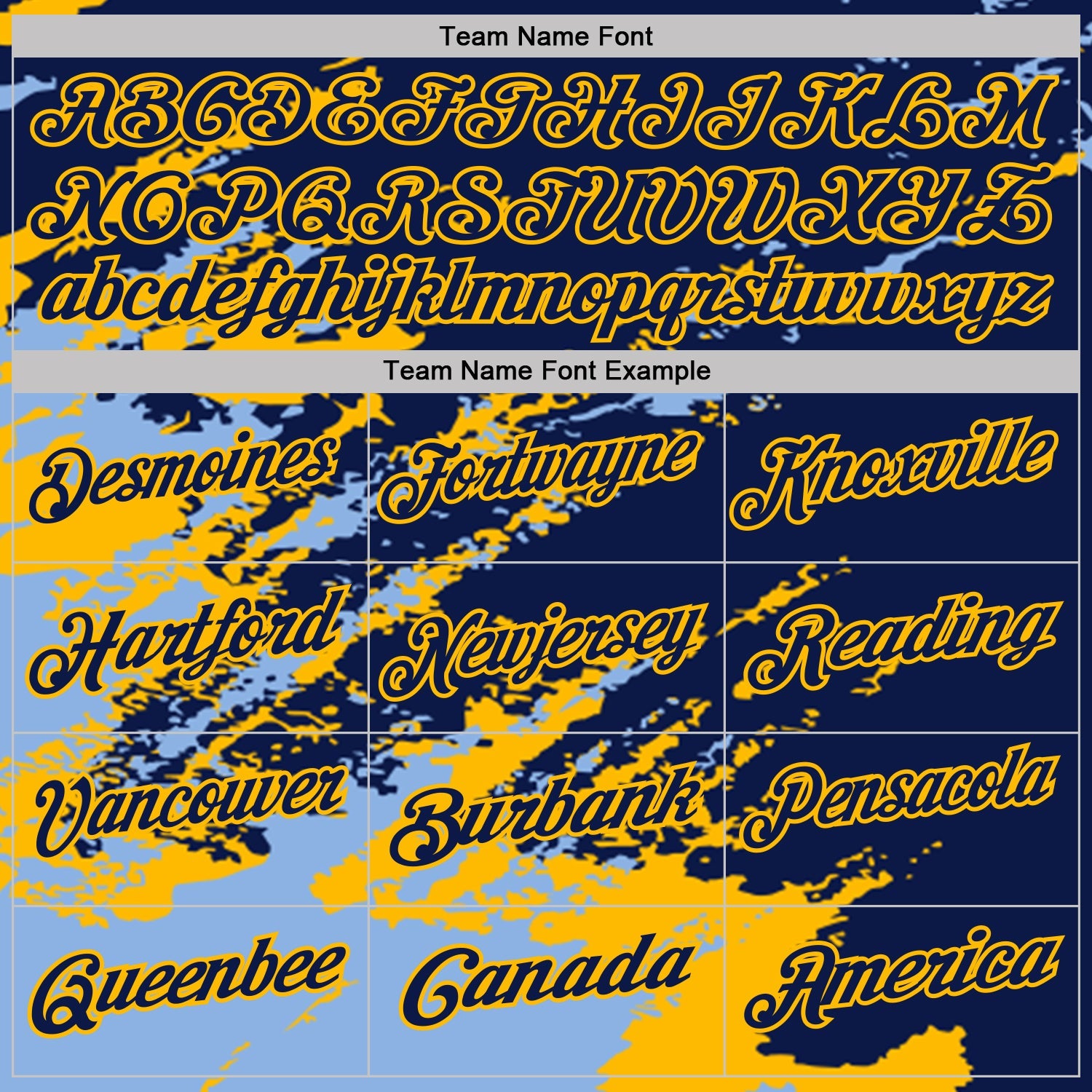 Custom Navy Light Blue-Gold Brush Stroke Shatter Splatter Performance Polo Shirt view 4
