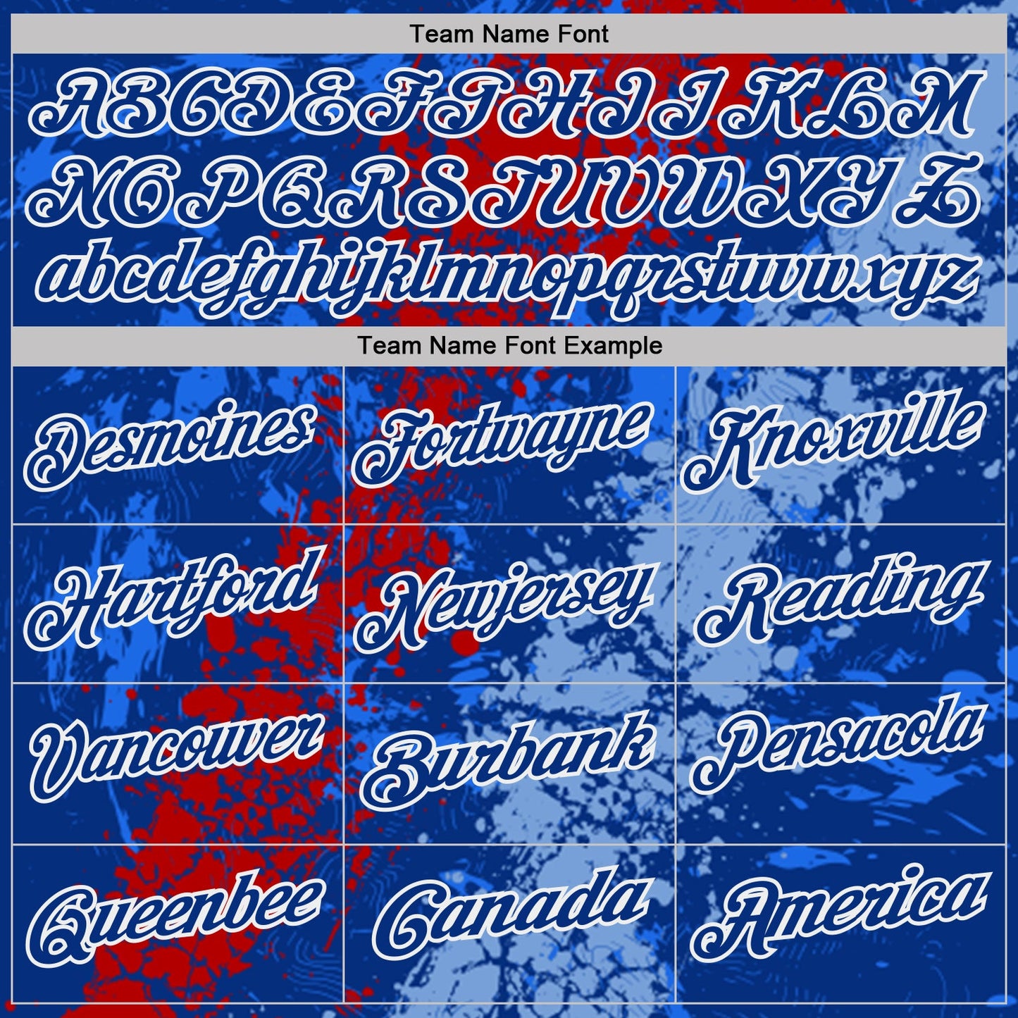 Custom Royal Red Light Blue-White Dripping Splatter Cracked Texture Performance Polo Shirt view 4
