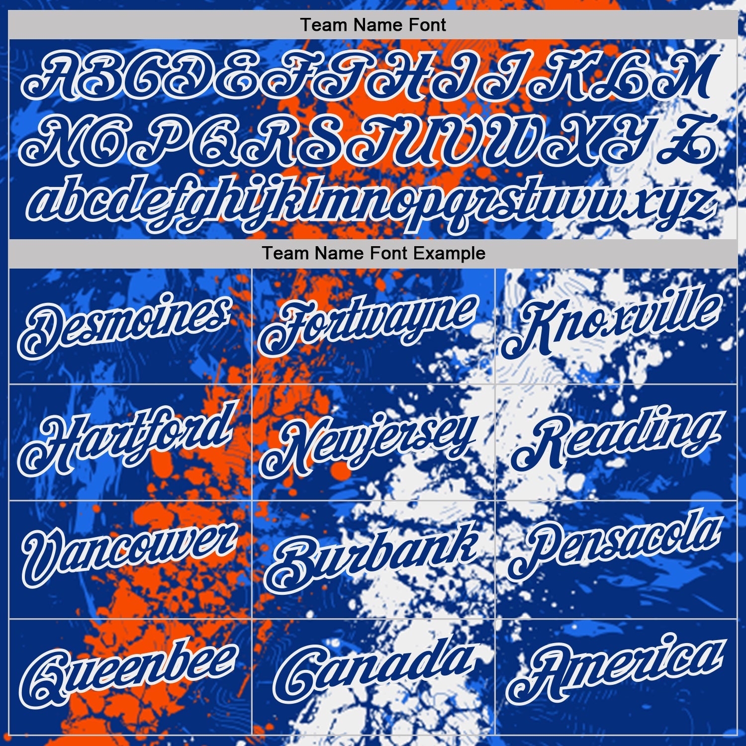 Custom Royal Orange-White Dripping Splatter Cracked Texture Performance Polo Shirt view 4