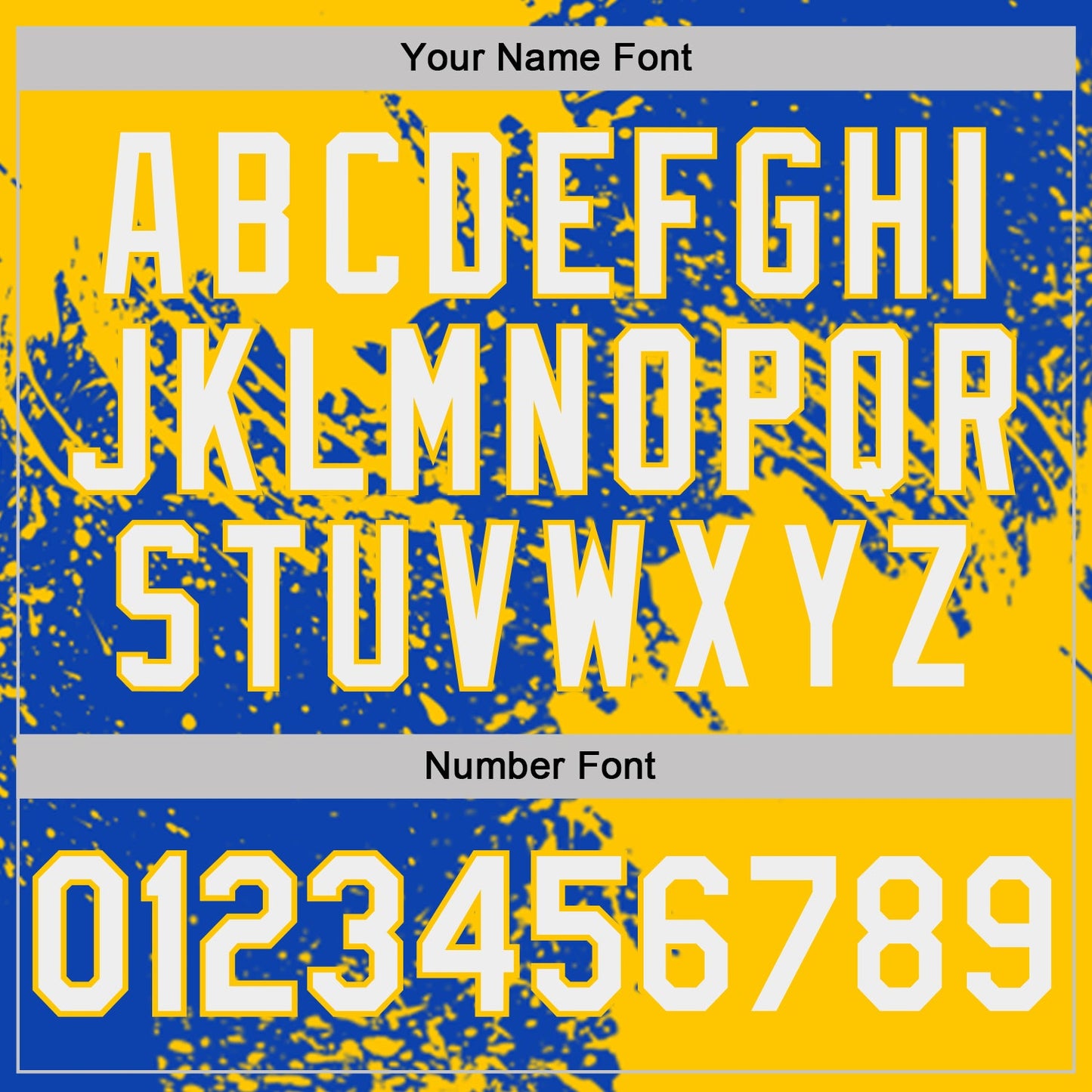 Custom Thunder Blue White-Yellow Distressed Scratch Brush Stroke Performance Polo Shirt view 5