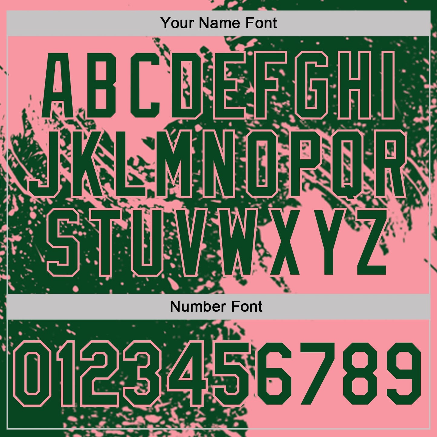 Custom Green-Medium Pink Distressed Scratch Brush Stroke Performance Polo Shirt view 5