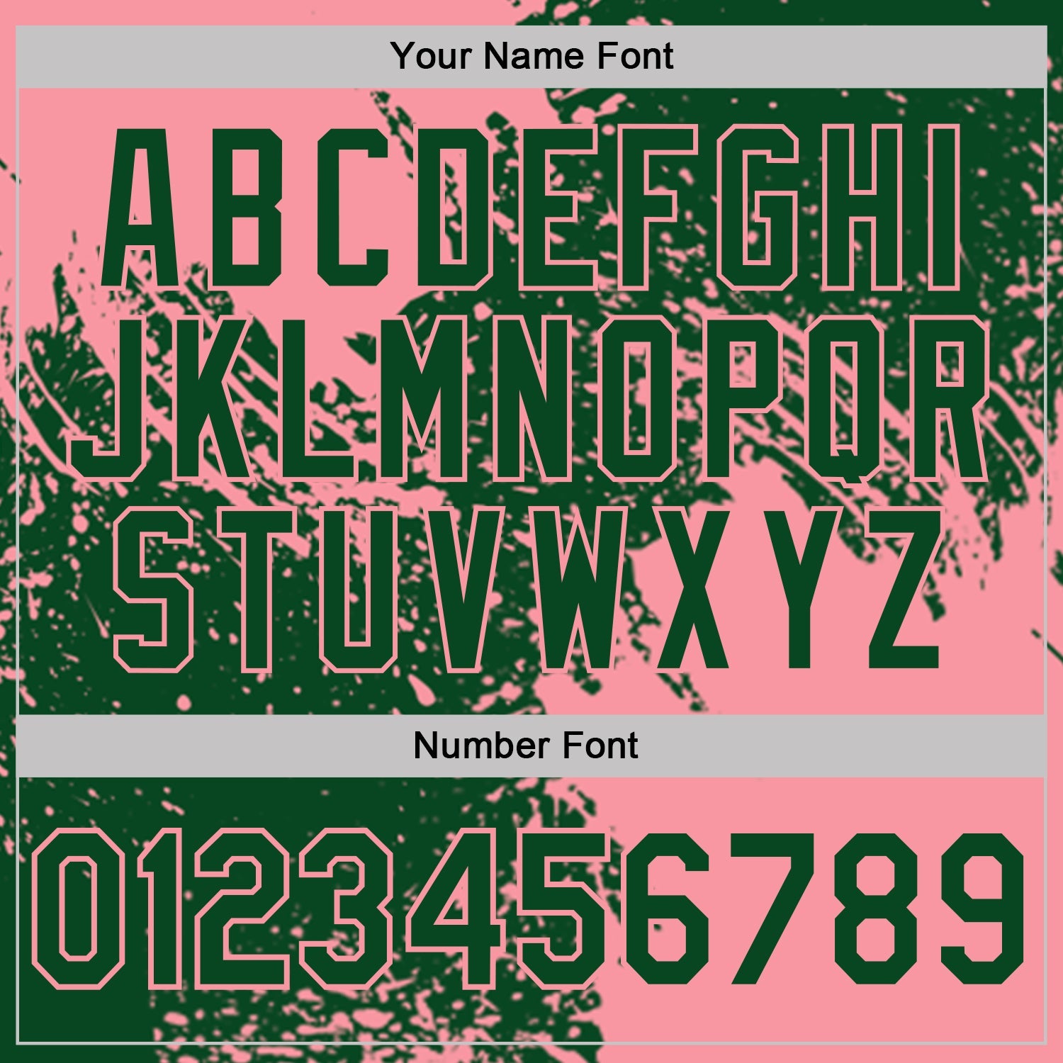 Custom Green-Medium Pink Distressed Scratch Brush Stroke Performance Polo Shirt view 5