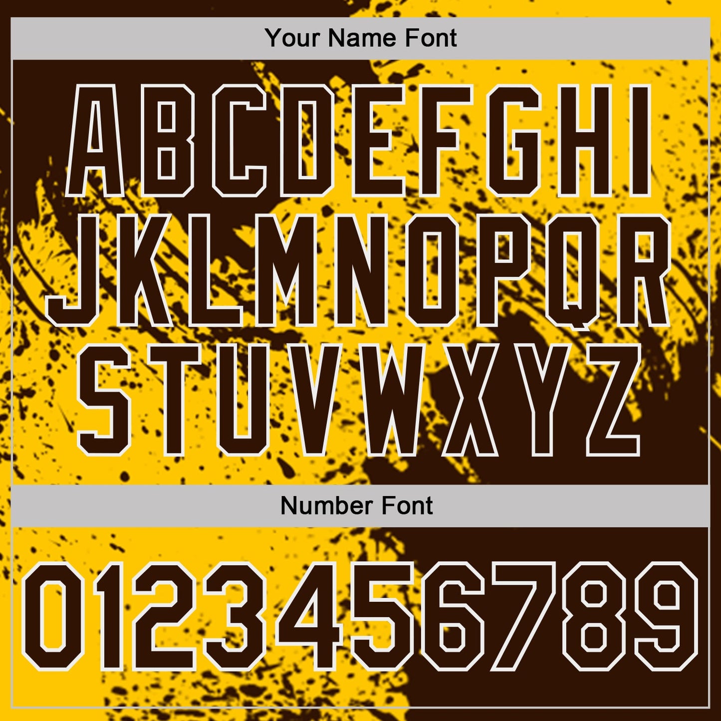 Custom Yellow Brown-White Distressed Scratch Brush Stroke Performance Polo Shirt view 5