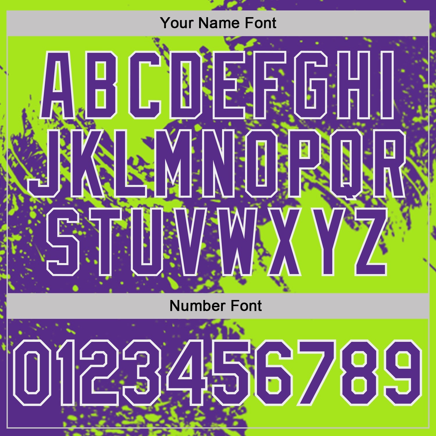 Custom Purple Neon Green-White Distressed Scratch Brush Stroke Performance Polo Shirt view 5