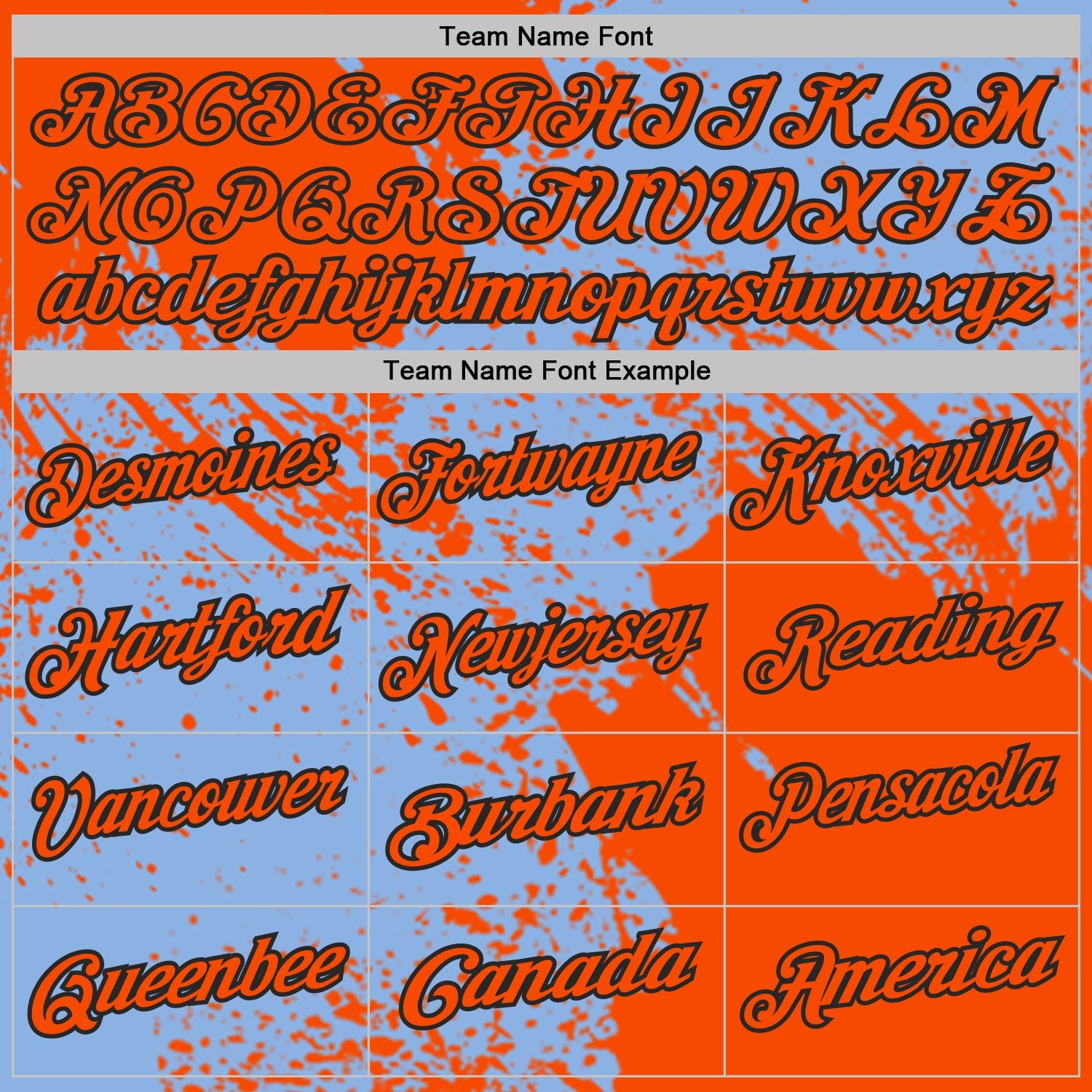 Custom Light Blue Orange-Black Distressed Scratch Brush Stroke Performance Polo Shirt view 4