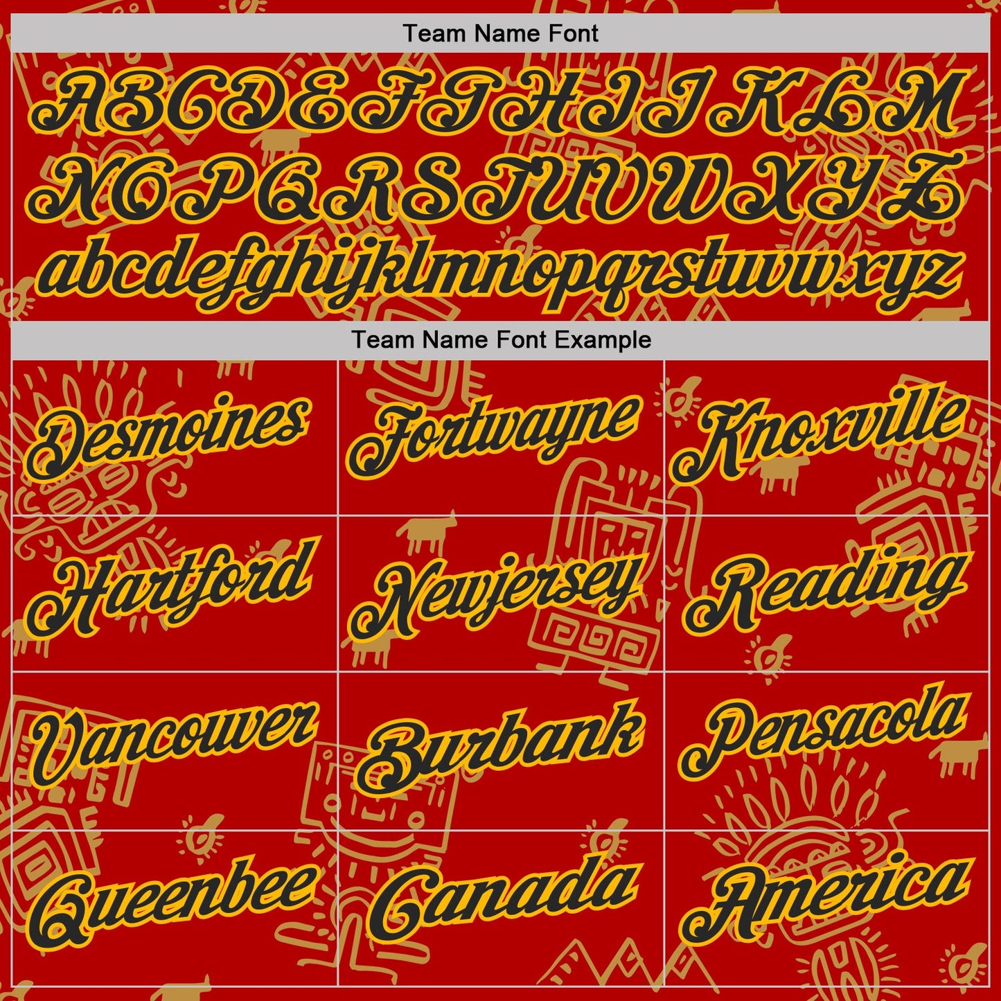 Custom Red Black-Gold Mexican Aztec Mayan Tribal Performance Polo Shirt view 4