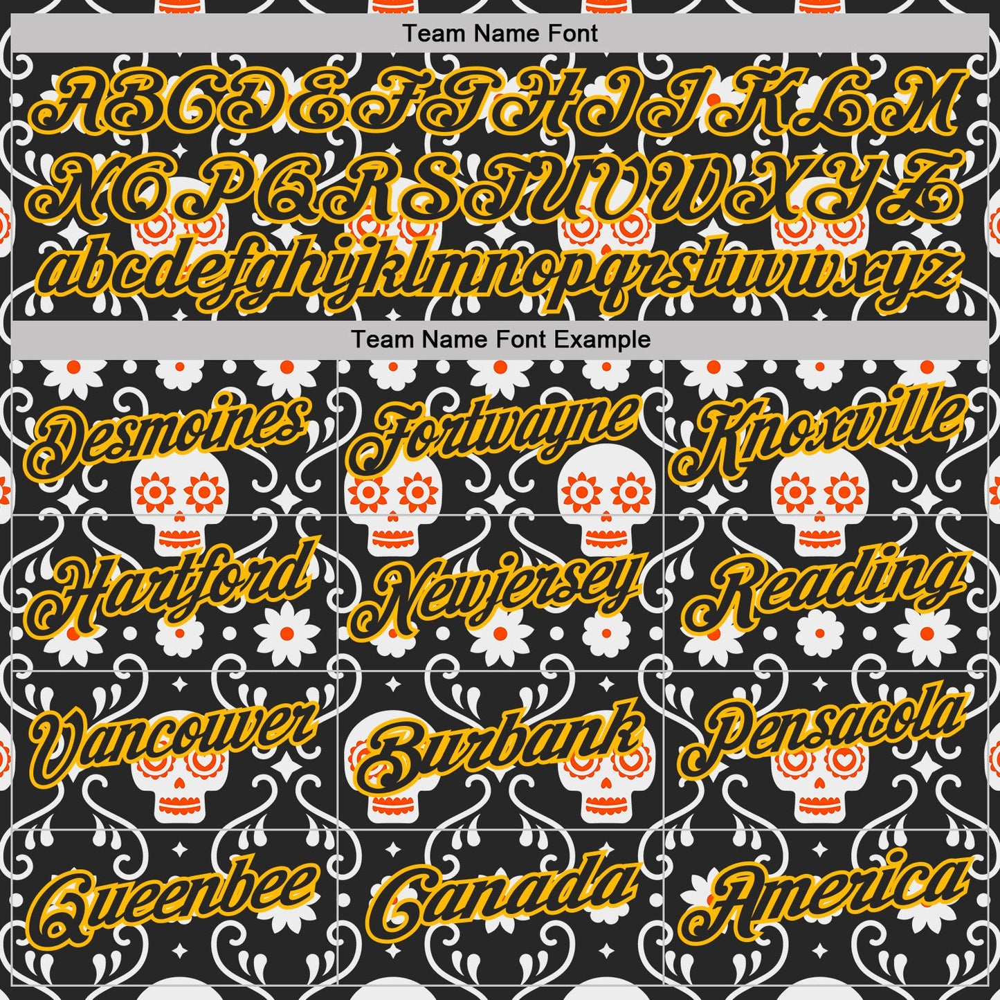 Custom Black-Gold Day of the Dead Mexican Sugar Skull Performance Polo Shirt view 4