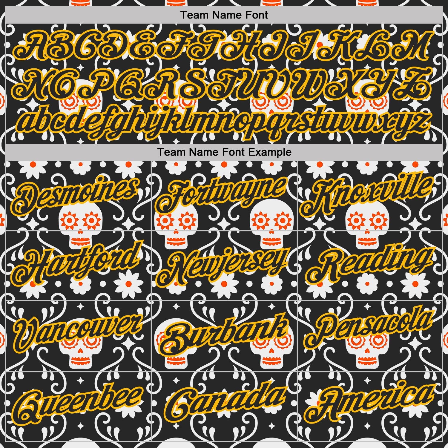 Custom Black-Gold Day of the Dead Mexican Sugar Skull Performance Polo Shirt view 4