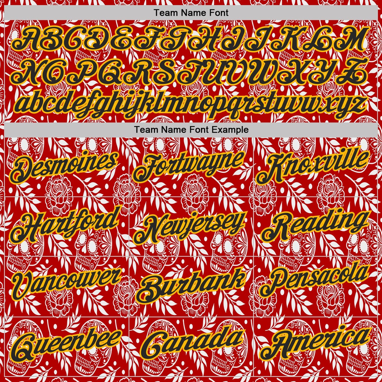 Custom Red Black-Gold Day of the Dead Mexican Sugar Skull Performance Polo Shirt view 4
