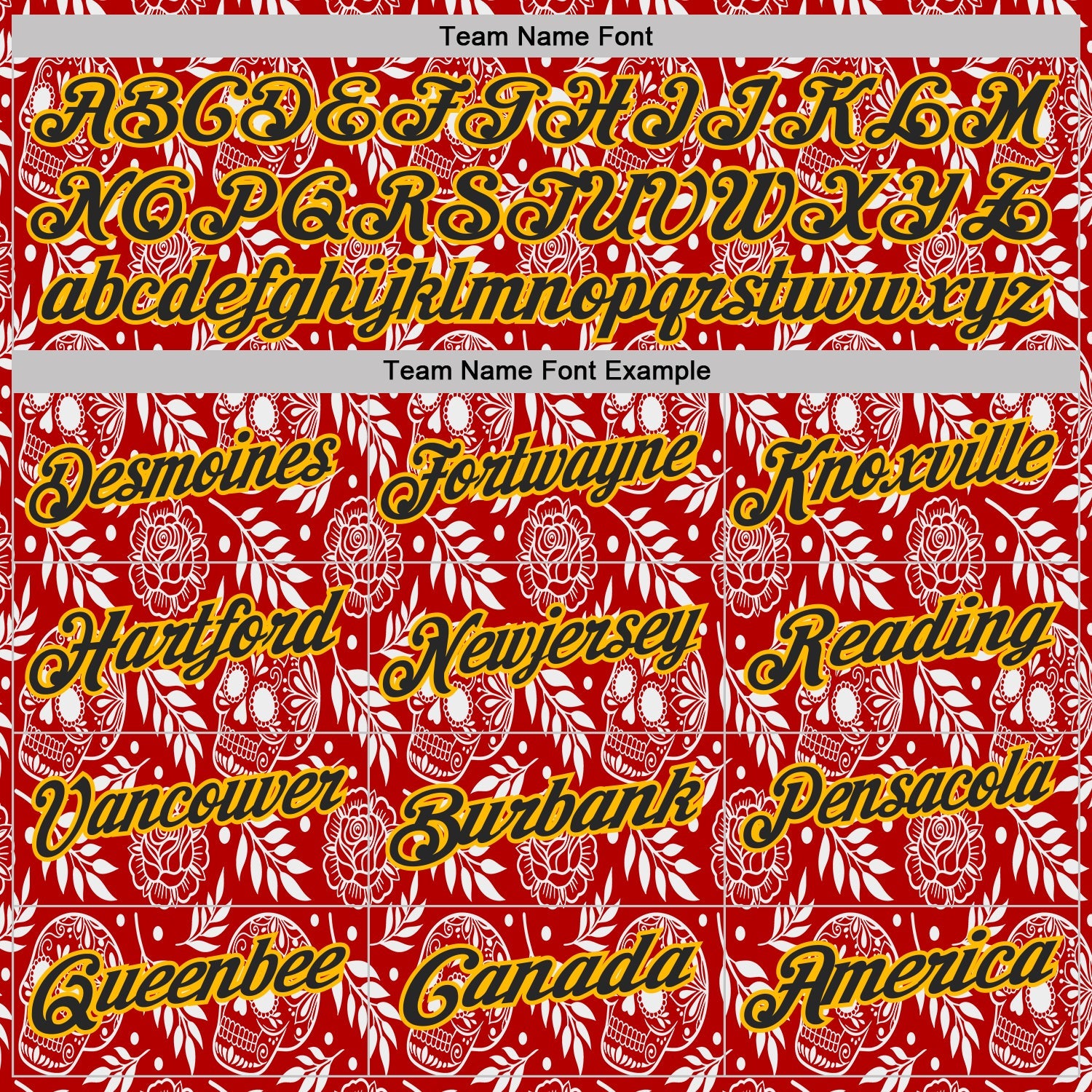 Custom Red Black-Gold Day of the Dead Mexican Sugar Skull Performance Polo Shirt view 4
