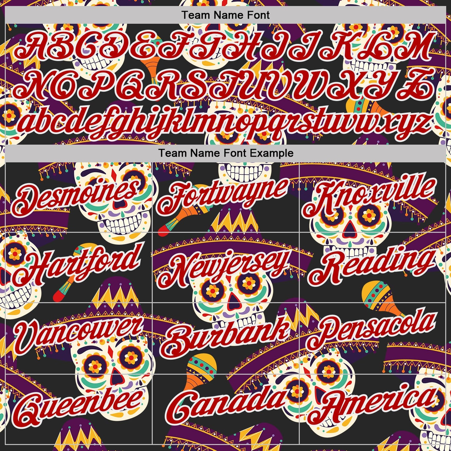 Custom Black Red-White Day of the Dead Mexican Sugar Skull Performance Polo Shirt view 4