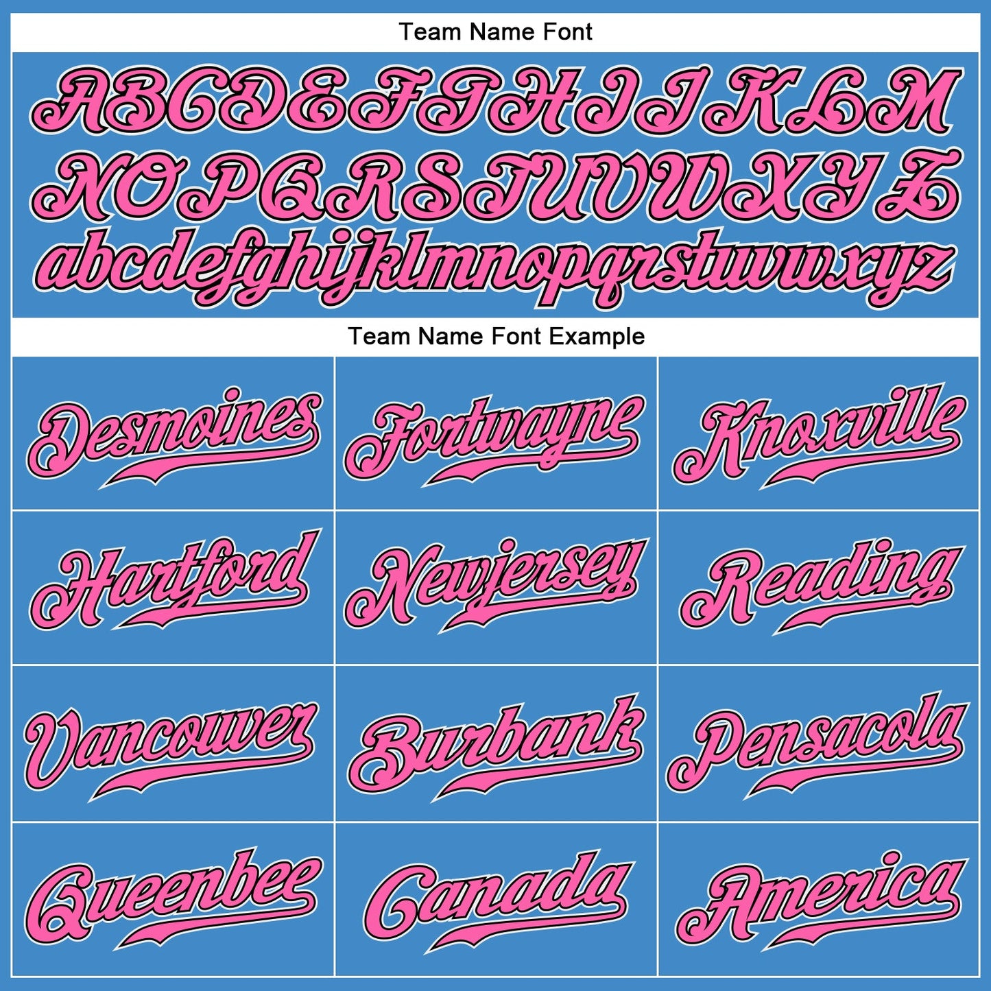 Custom Powder Blue Pink-Black Authentic Baseball Jersey view 4