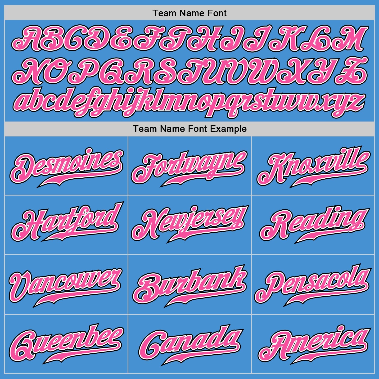 Custom Powder Blue Black Pinstripe Pink-White Authentic Baseball Jersey view 5