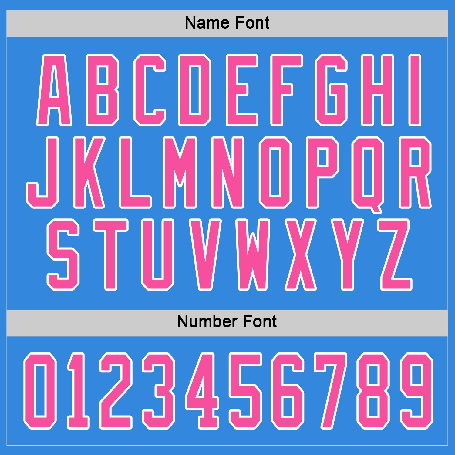 Custom Powder Blue Pink-White Hockey Jersey view 4