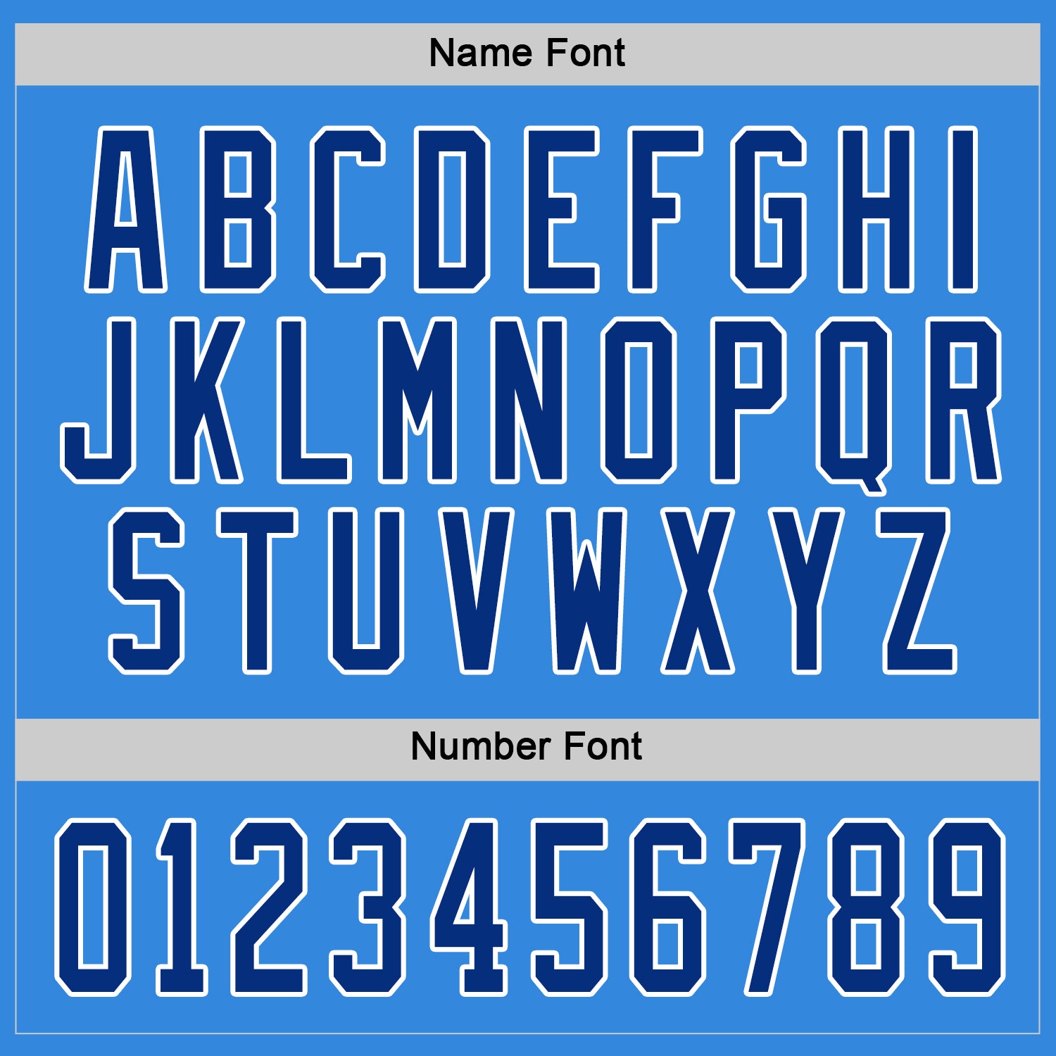 Custom Powder Blue Royal-White Hockey Jersey view 4
