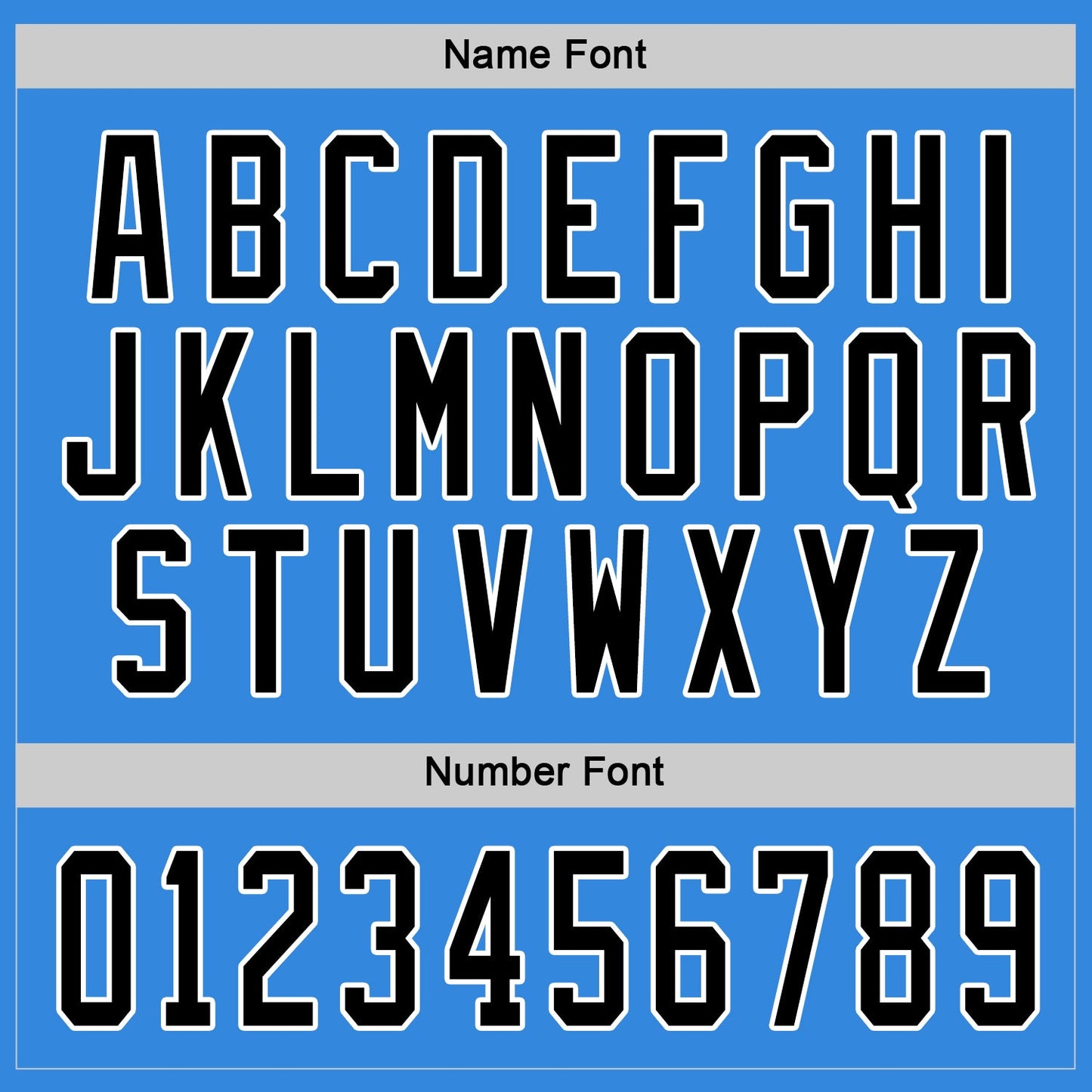Custom Powder Blue Black-White Hockey Jersey view 4