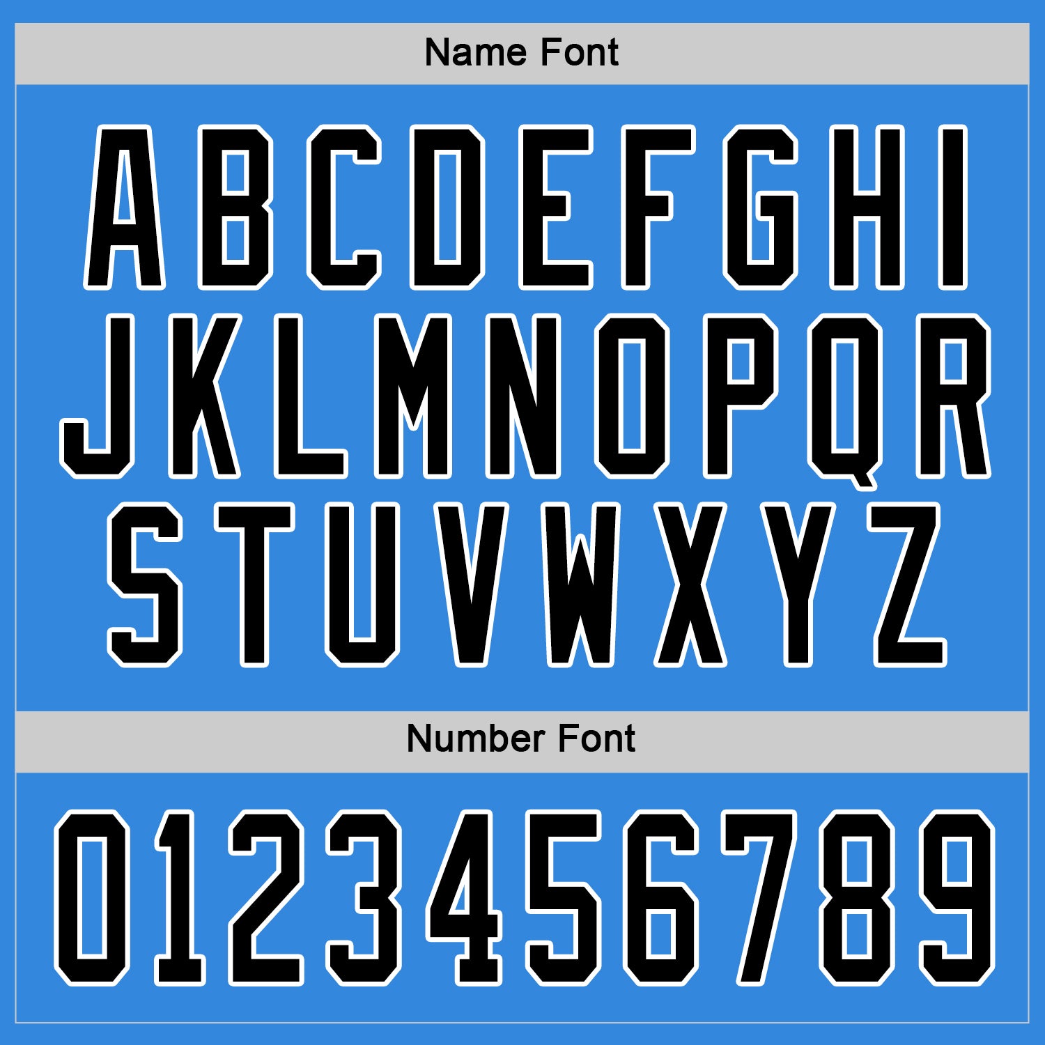 Custom Powder Blue Black-White Hockey Jersey view 4