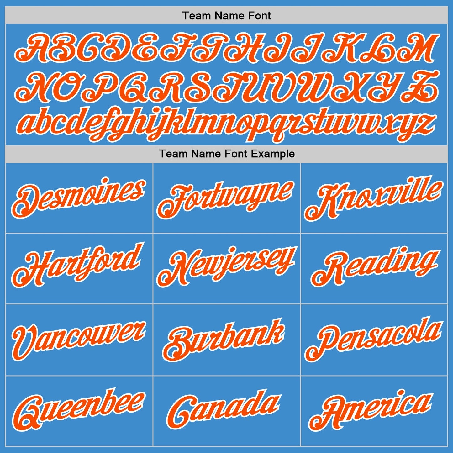 Custom Powder Blue Orange-White Performance T-Shirt view 3