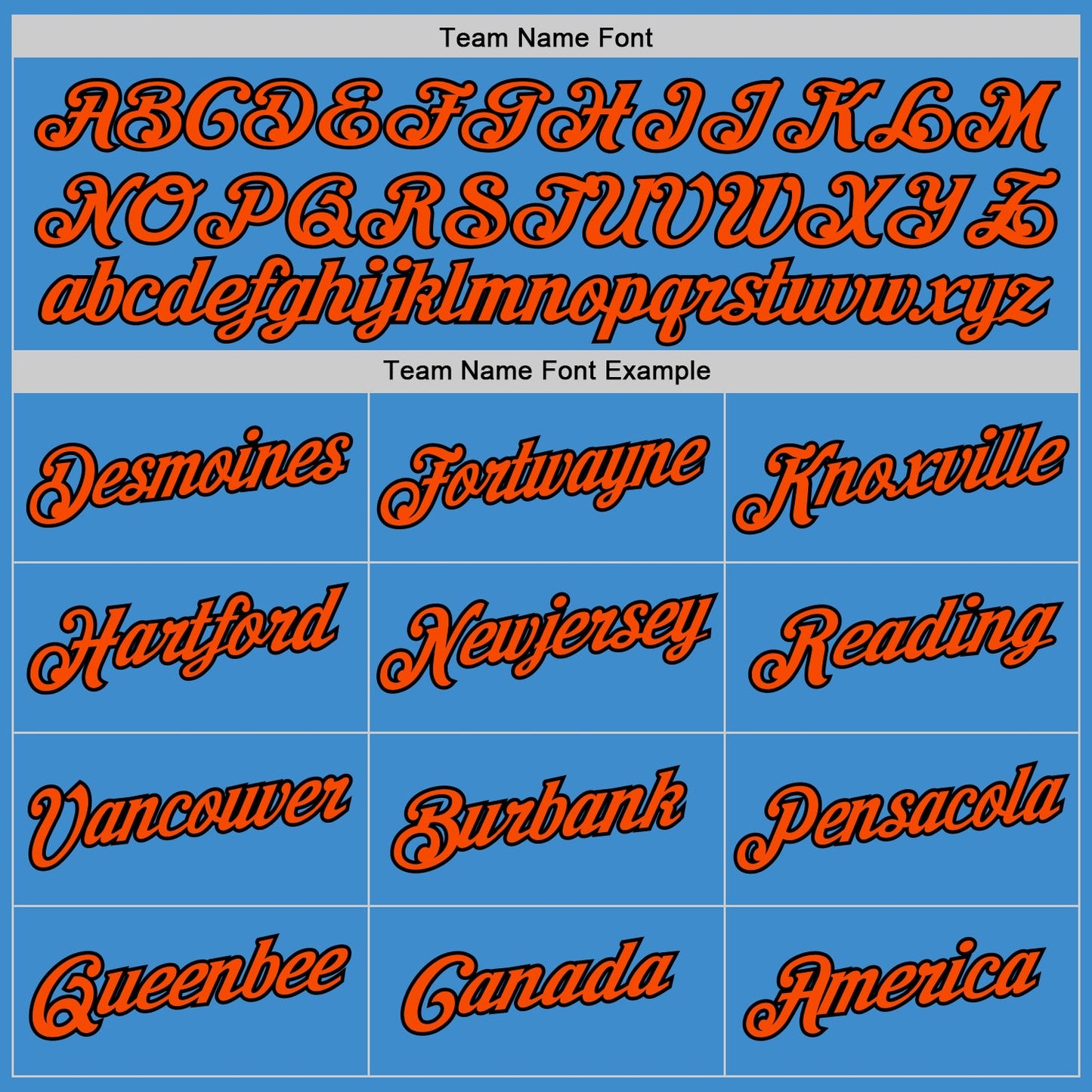 Custom Powder Blue Orange-Black Performance T-Shirt view 3