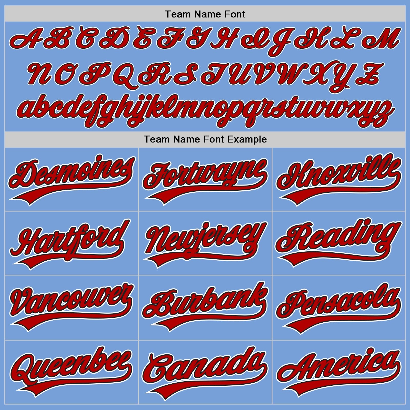 Custom Powder Blue Red Pinstripe Red-Black Authentic Baseball Jersey view 4