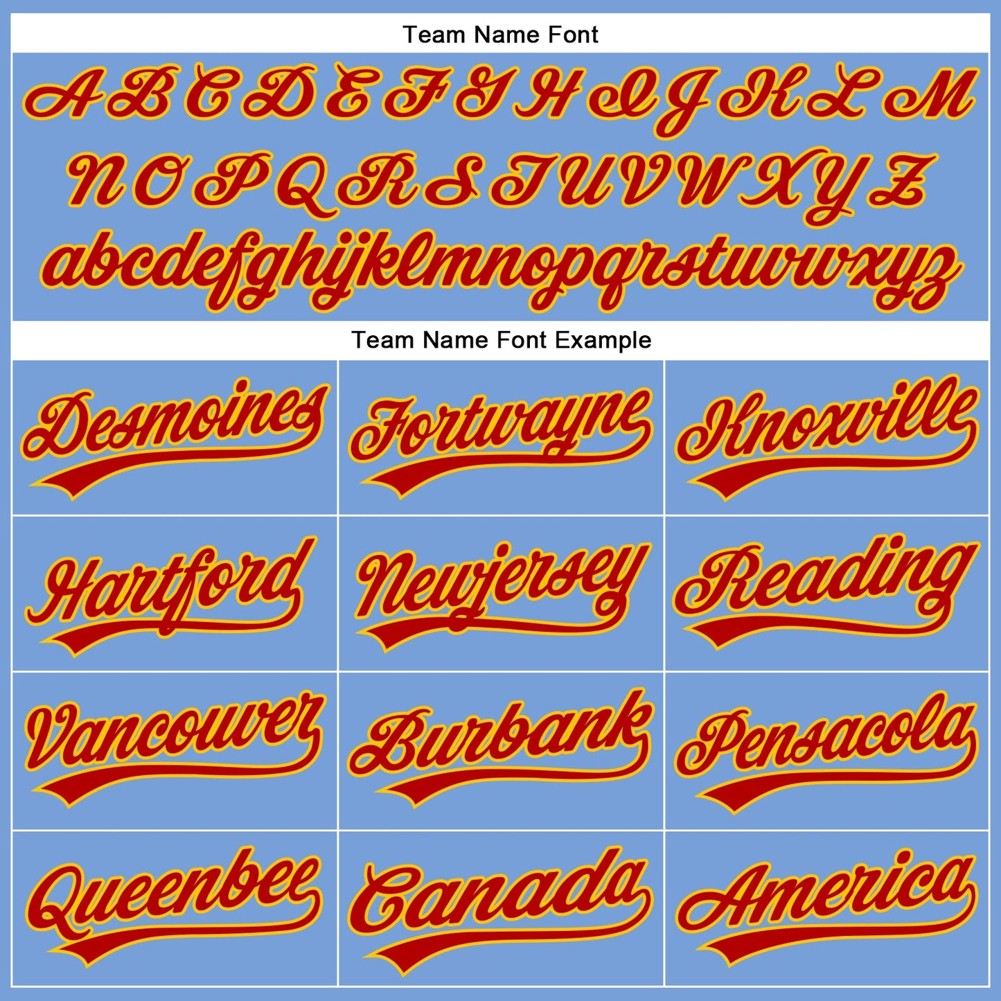 Custom Powder Blue Red-Gold Authentic Baseball Jersey view 4