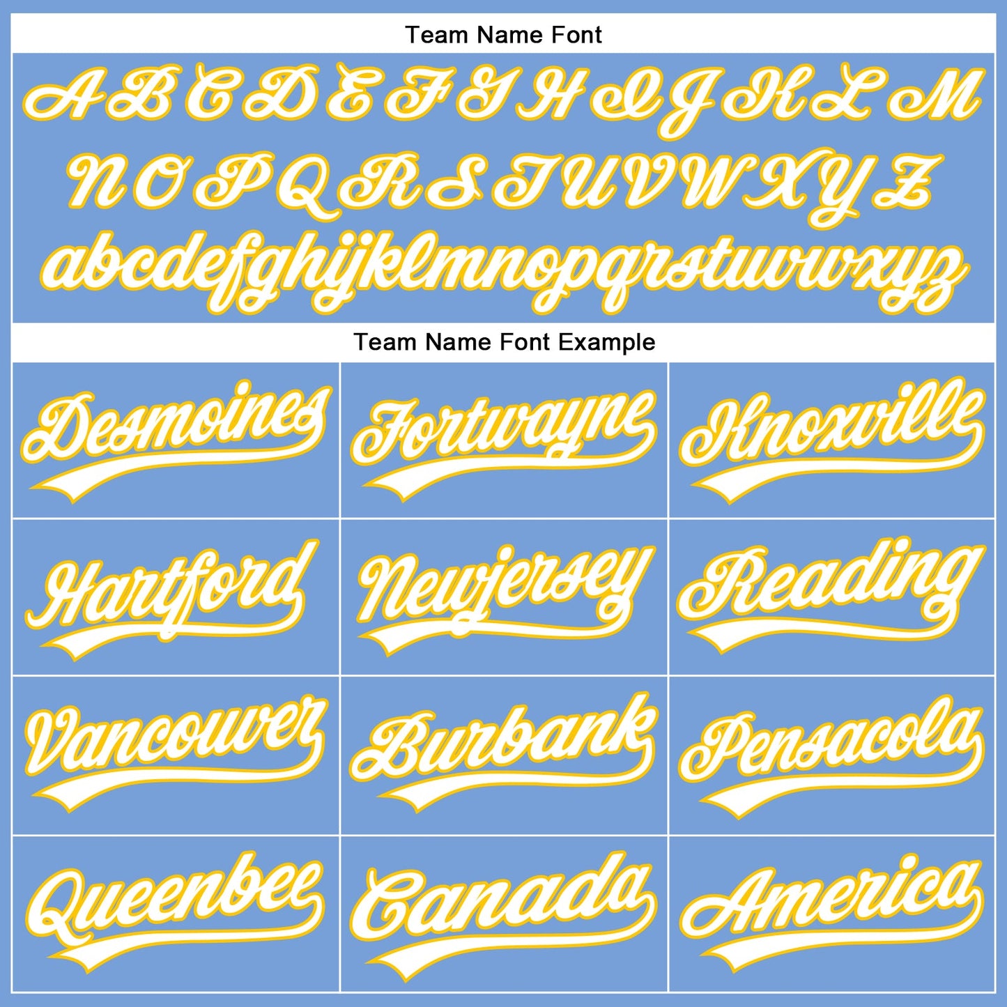 Custom Powder Blue White-Yellow Authentic Baseball Jersey view 4