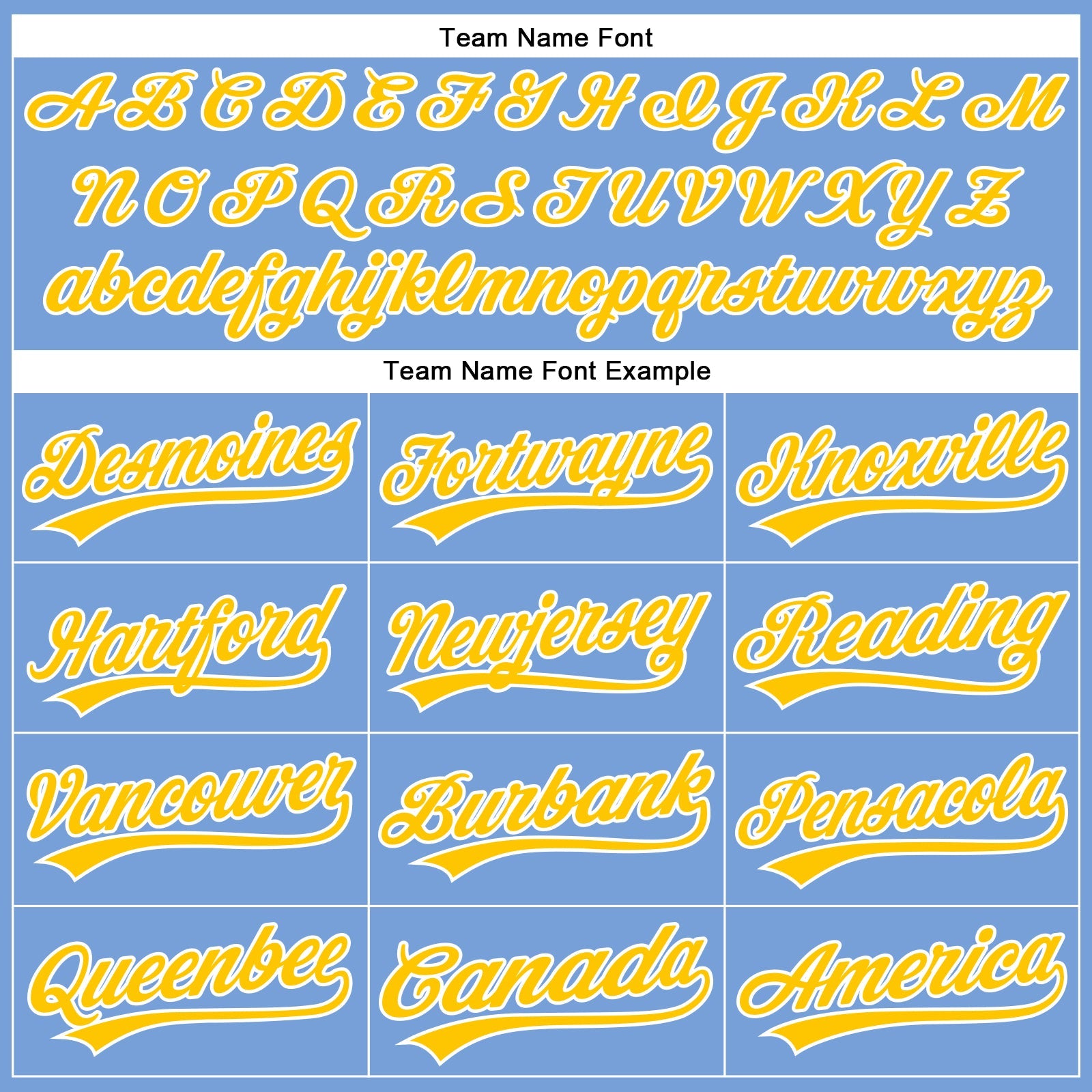 Custom Powder Blue Yellow-White Authentic Baseball Jersey view 4