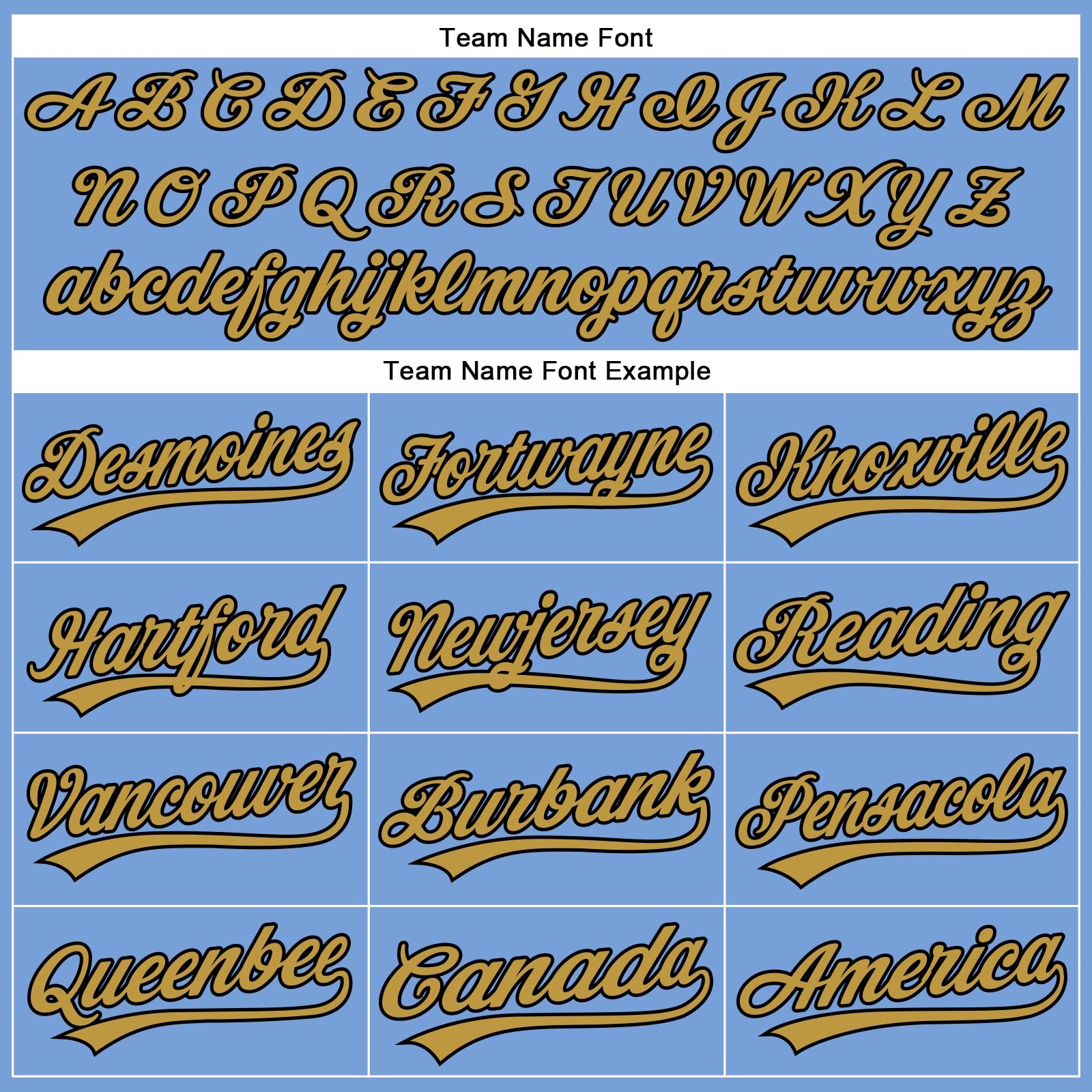 Custom Powder Blue Old Gold-Black Authentic Baseball Jersey view 4