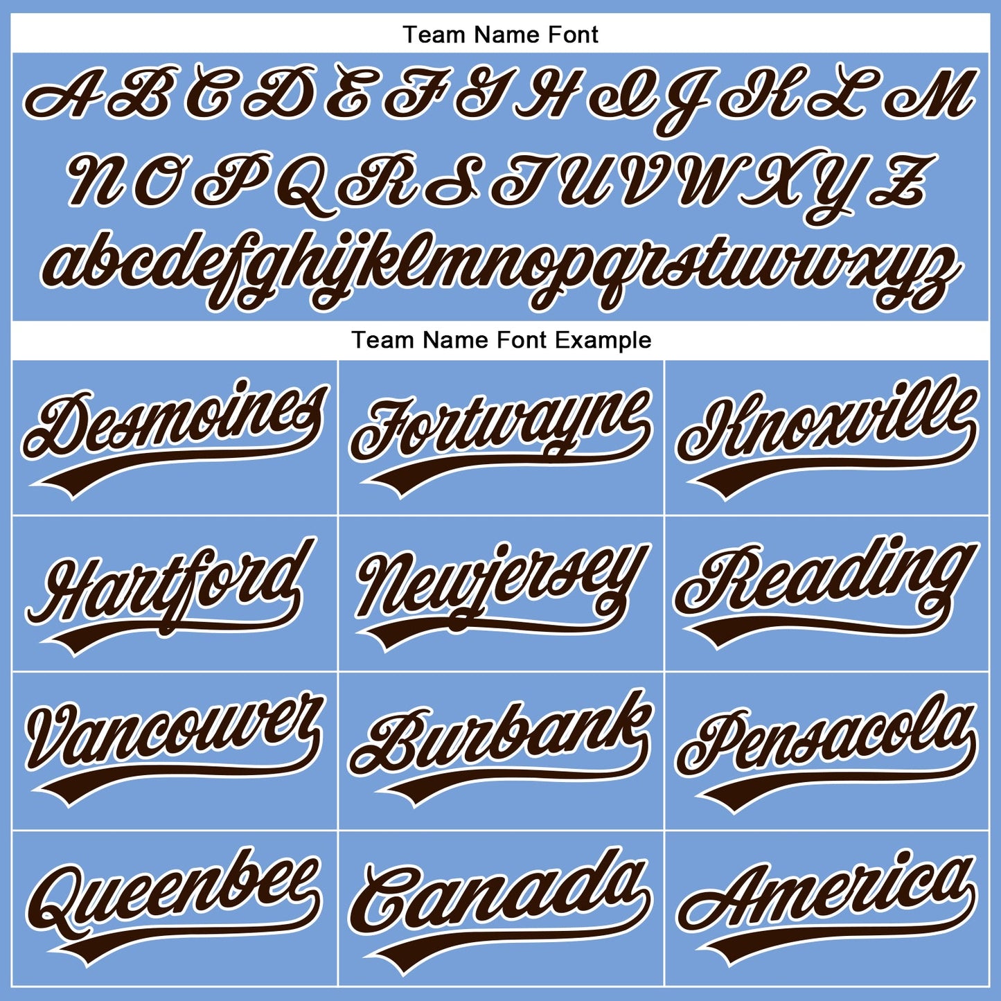 Custom Powder Blue Brown-White Authentic Baseball Jersey view 4