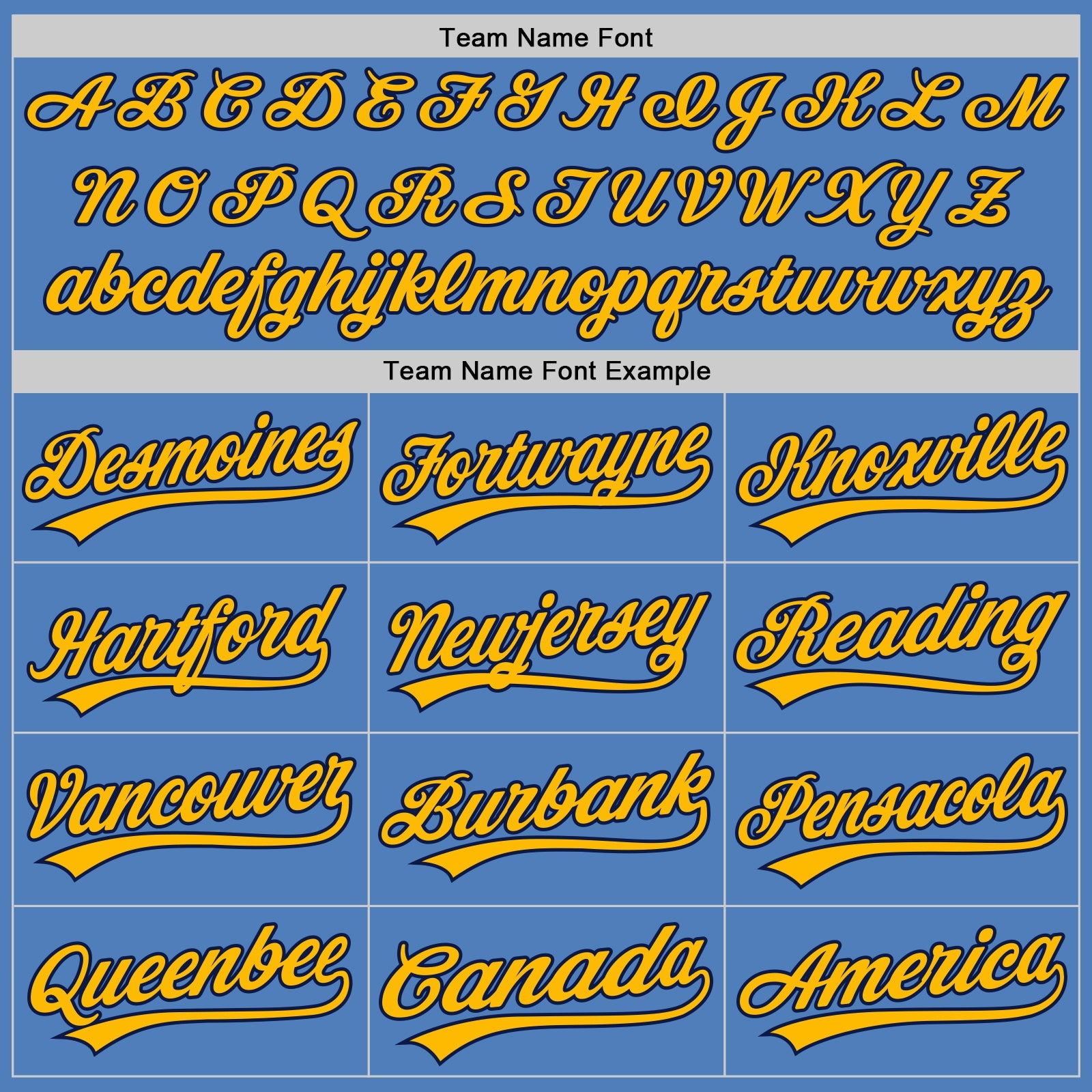 Custom Powder Blue Navy-Gold Authentic Baseball Jersey view 4