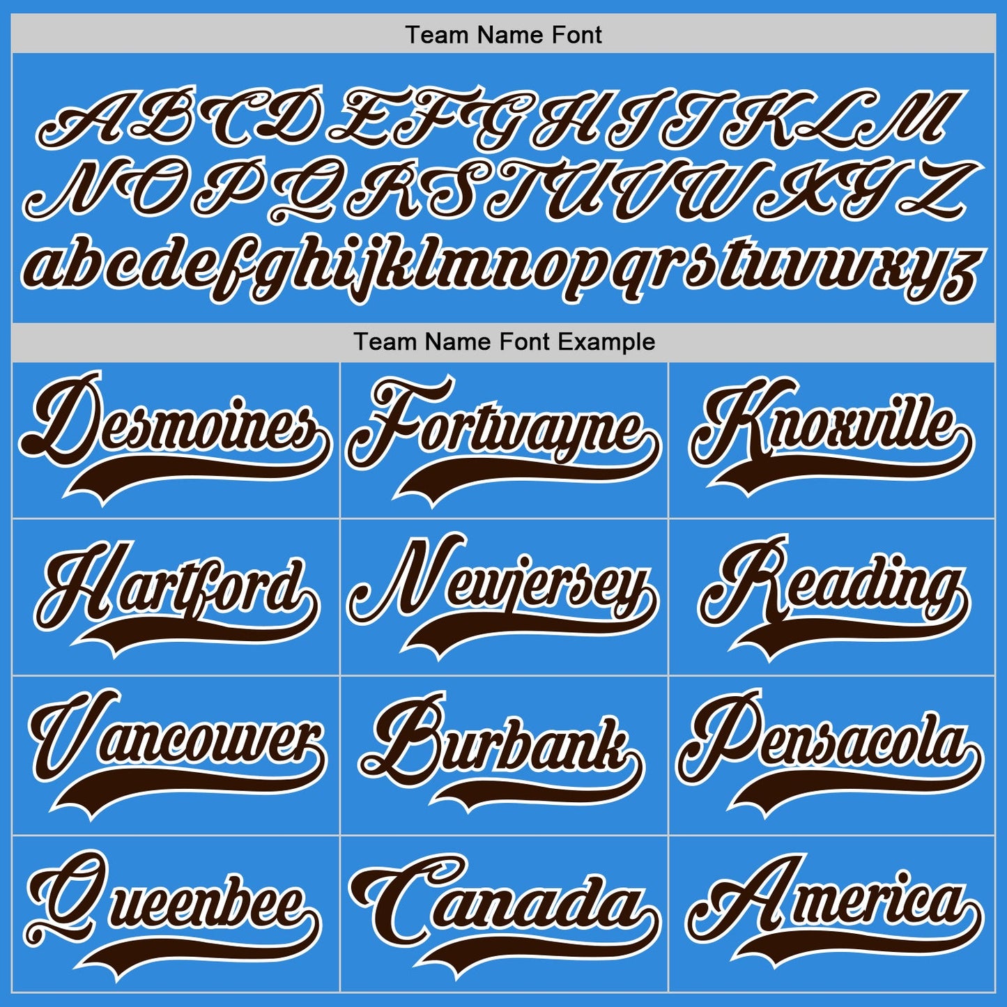 Custom Sky Blue Brown-White Hockey Lace Neck Jersey view 4