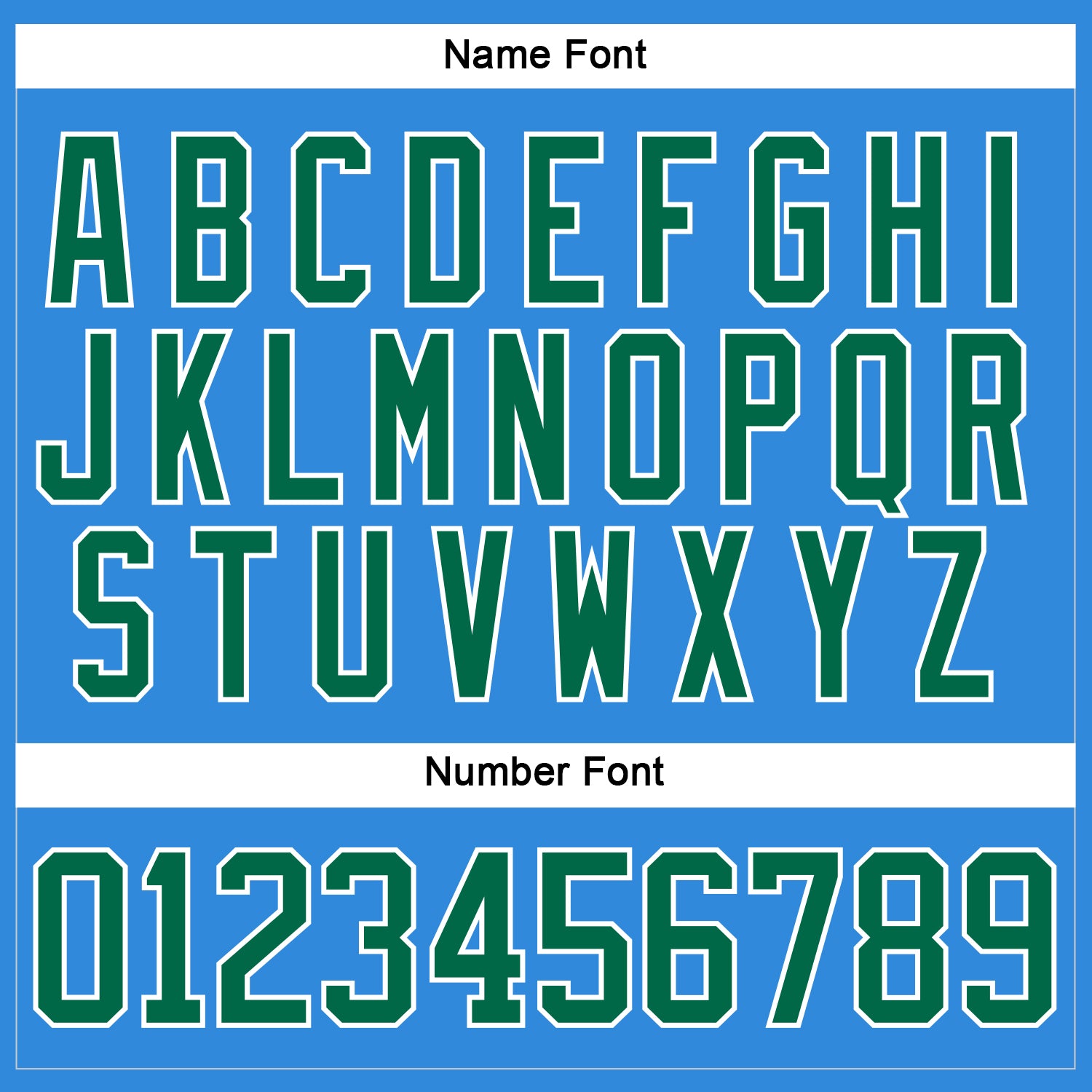 Custom Sky Blue Kelly Green-White Hockey Lace Neck Jersey view 5