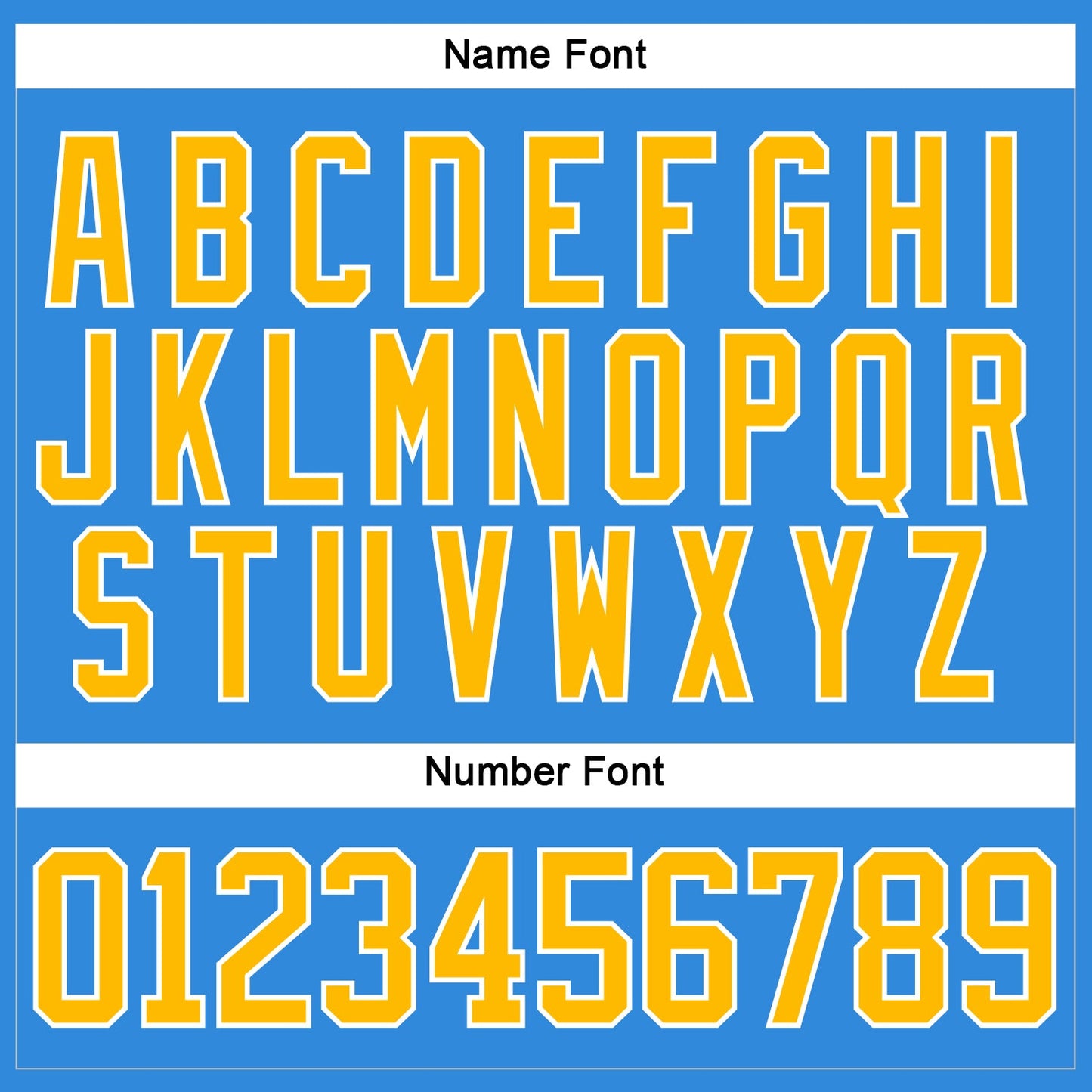 Custom Sky Blue Gold-White Hockey Lace Neck Jersey view 5