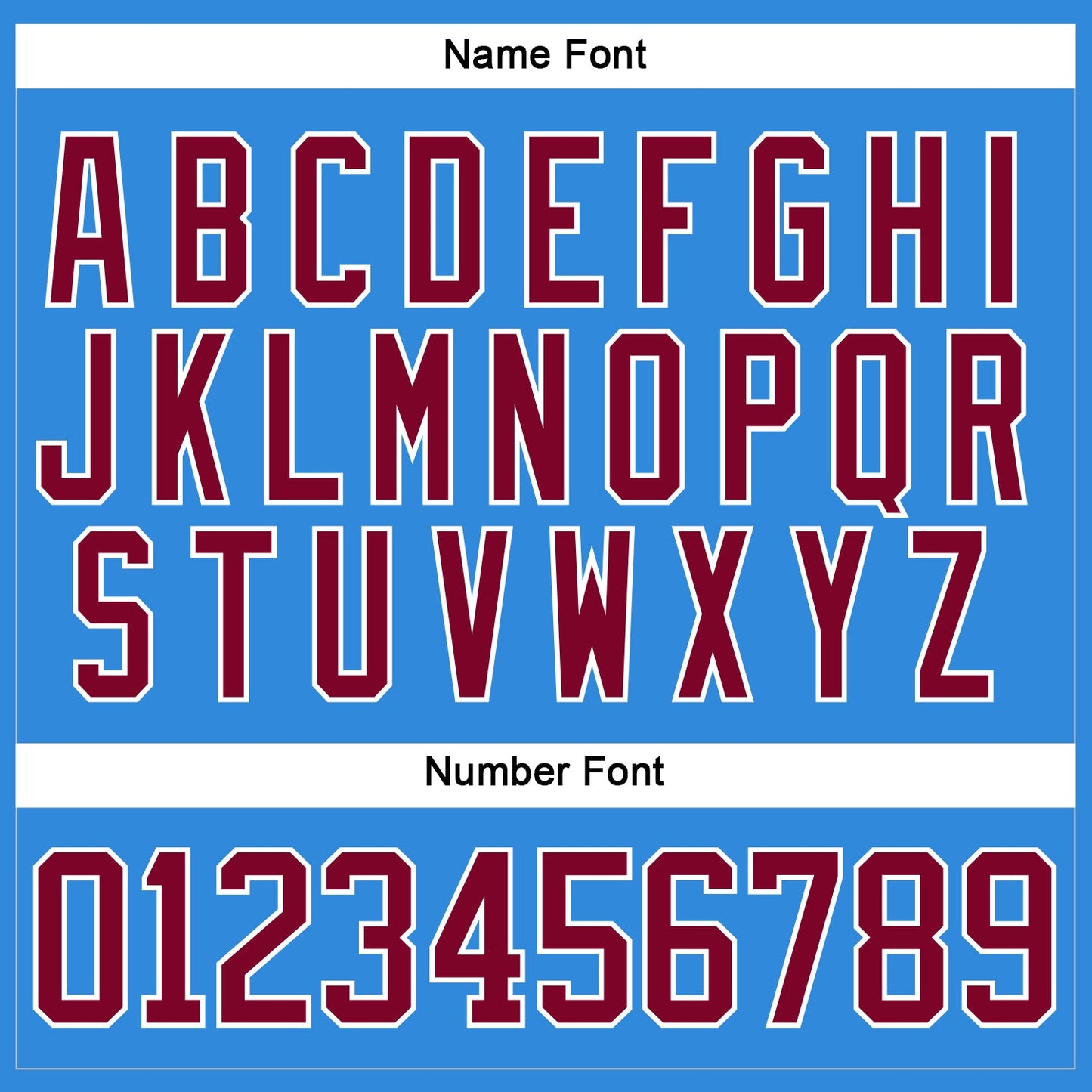 Custom Sky Blue Maroon-White Hockey Lace Neck Jersey view 5