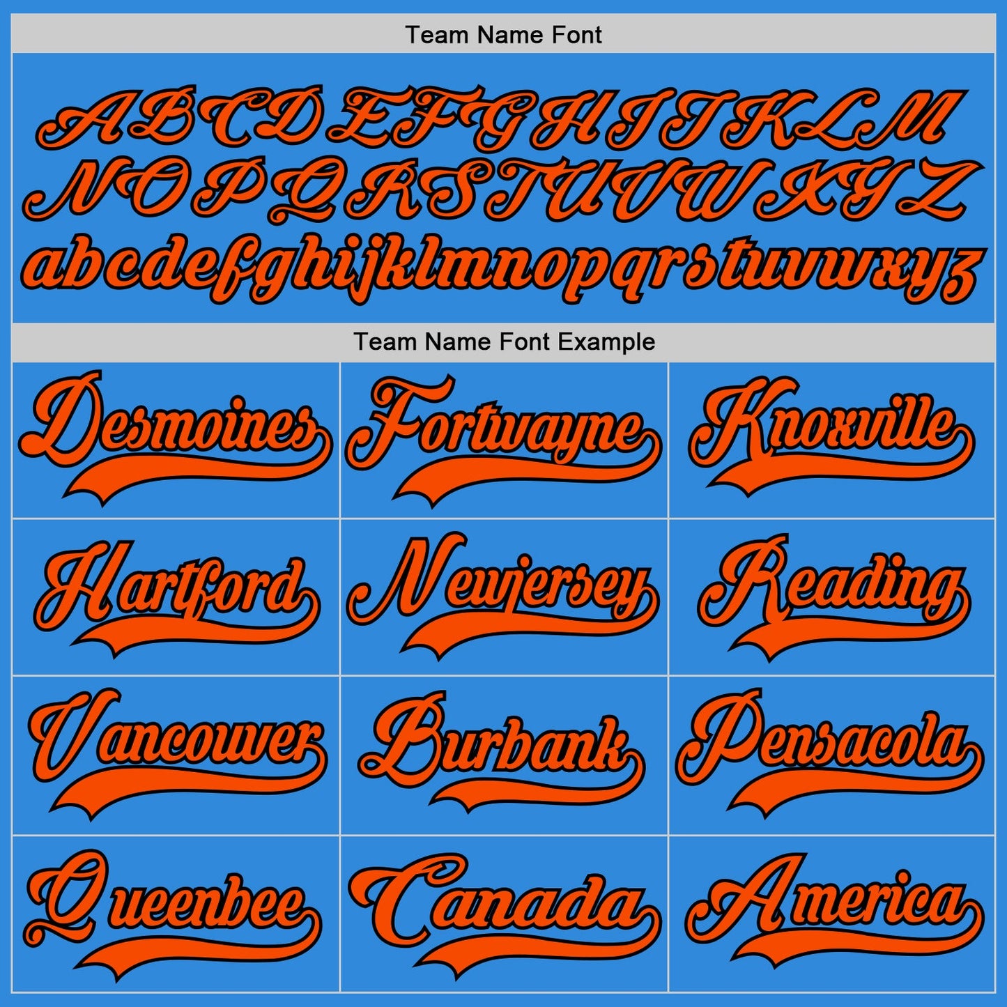 Custom Sky Blue Orange-Black Hockey Lace Neck Jersey view 4