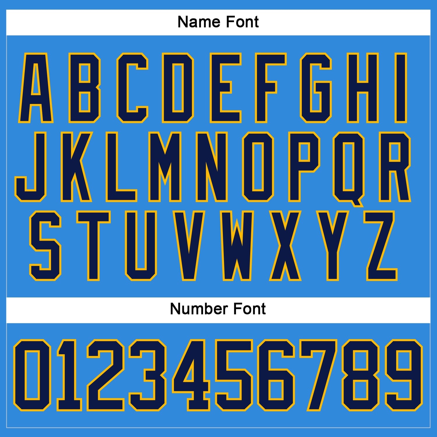 Custom Sky Blue Navy-Gold Hockey Lace Neck Jersey view 5