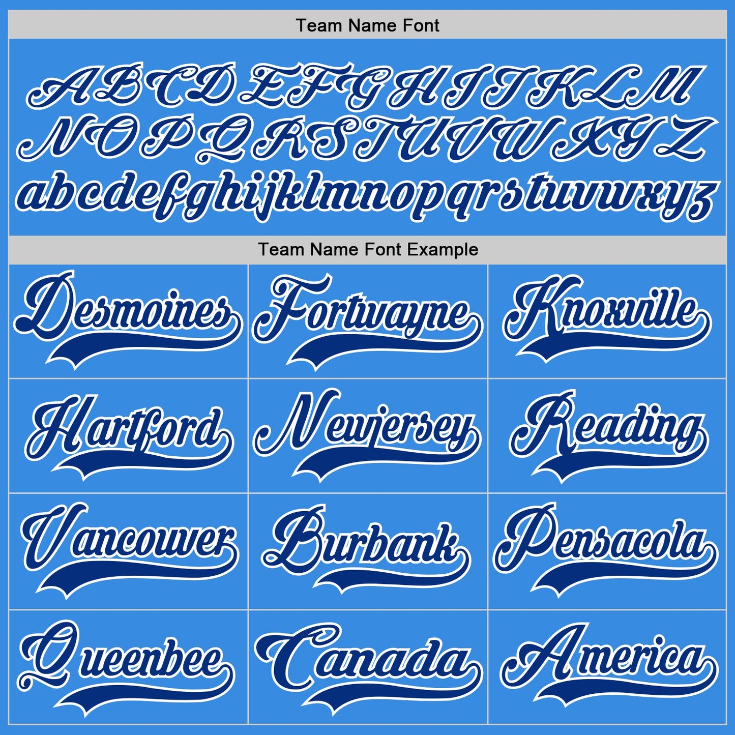 Custom Powder Blue Royal-White Hockey Jersey view 4