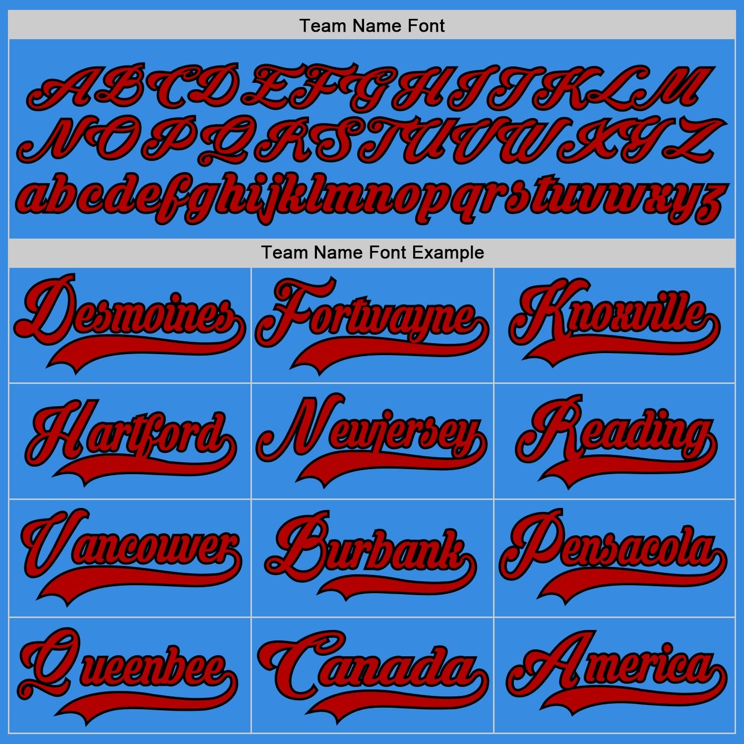 Custom Powder Blue Red-Black Hockey Jersey view 4