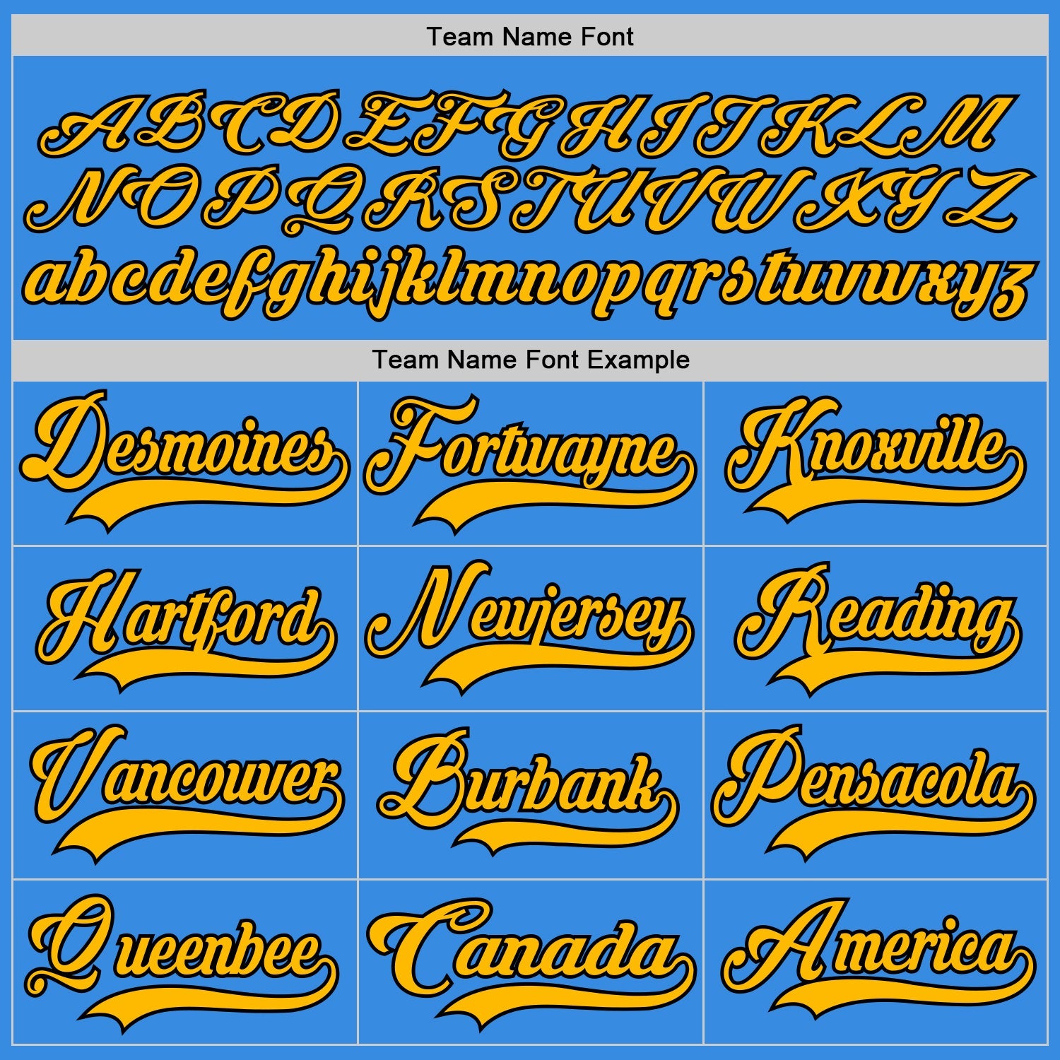 Custom Powder Blue Gold-Black Hockey Jersey view 4
