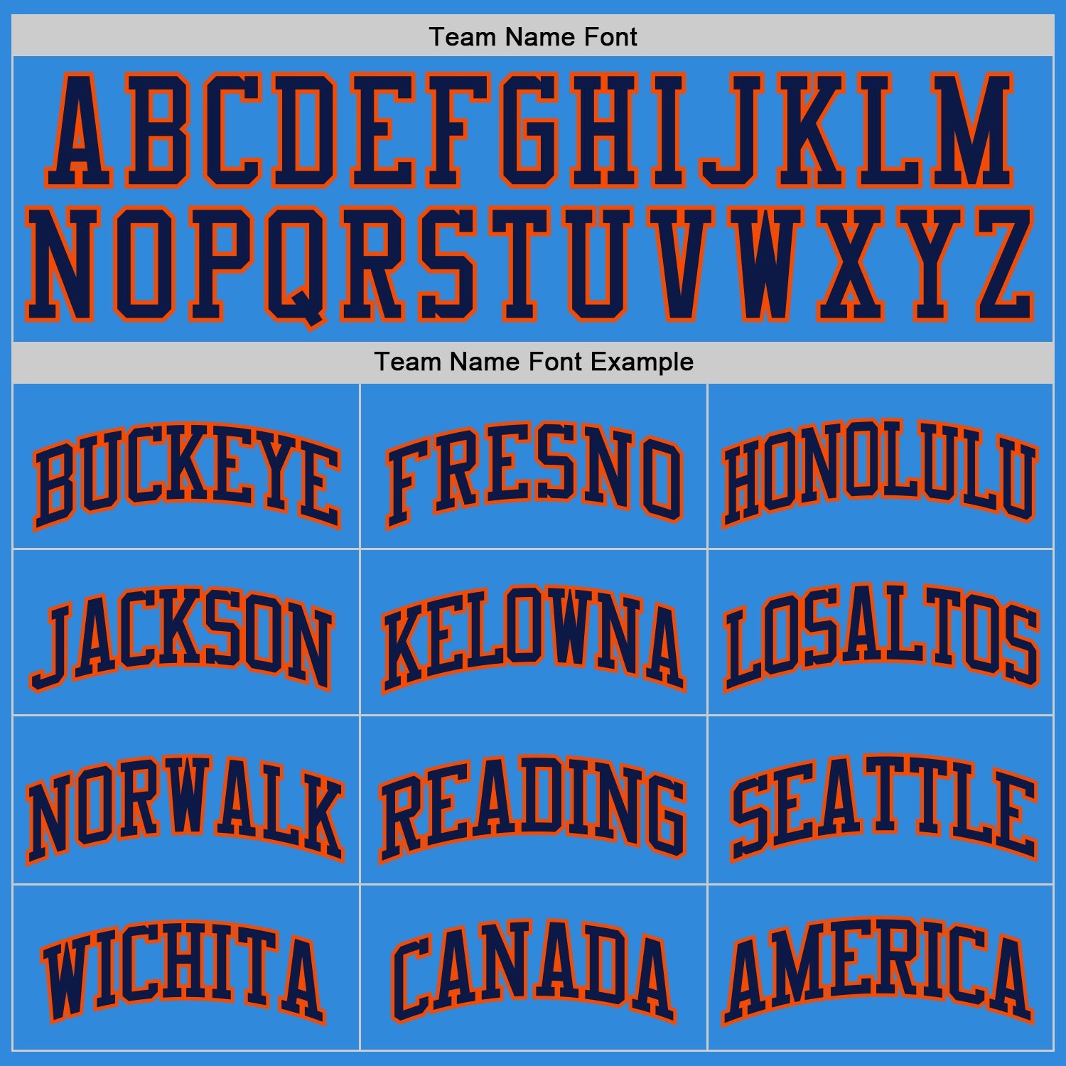 Custom Powder Blue Navy-Orange Authentic Basketball Jersey view 3
