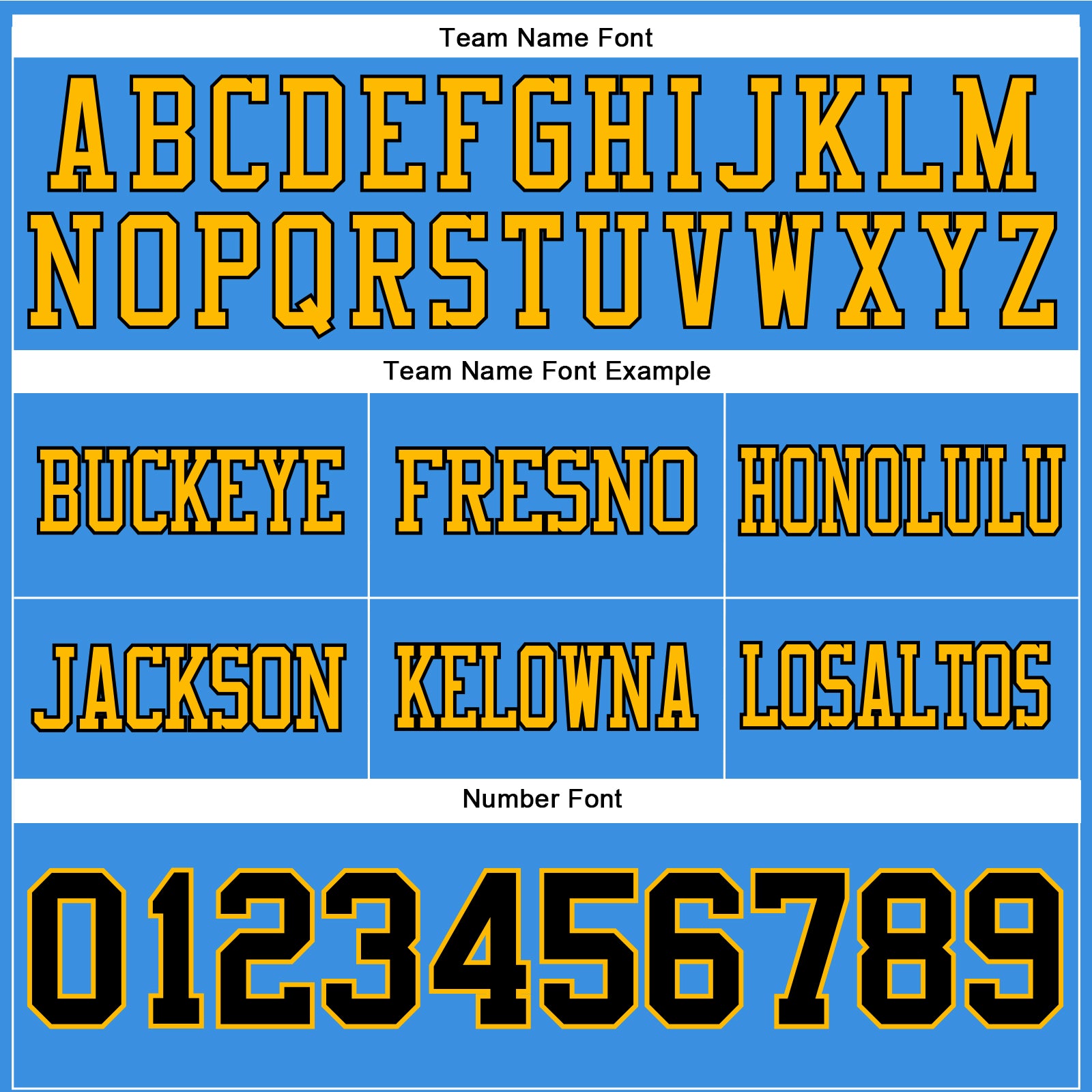 Custom Powder Blue Black-Gold Authentic Football Jersey view 4